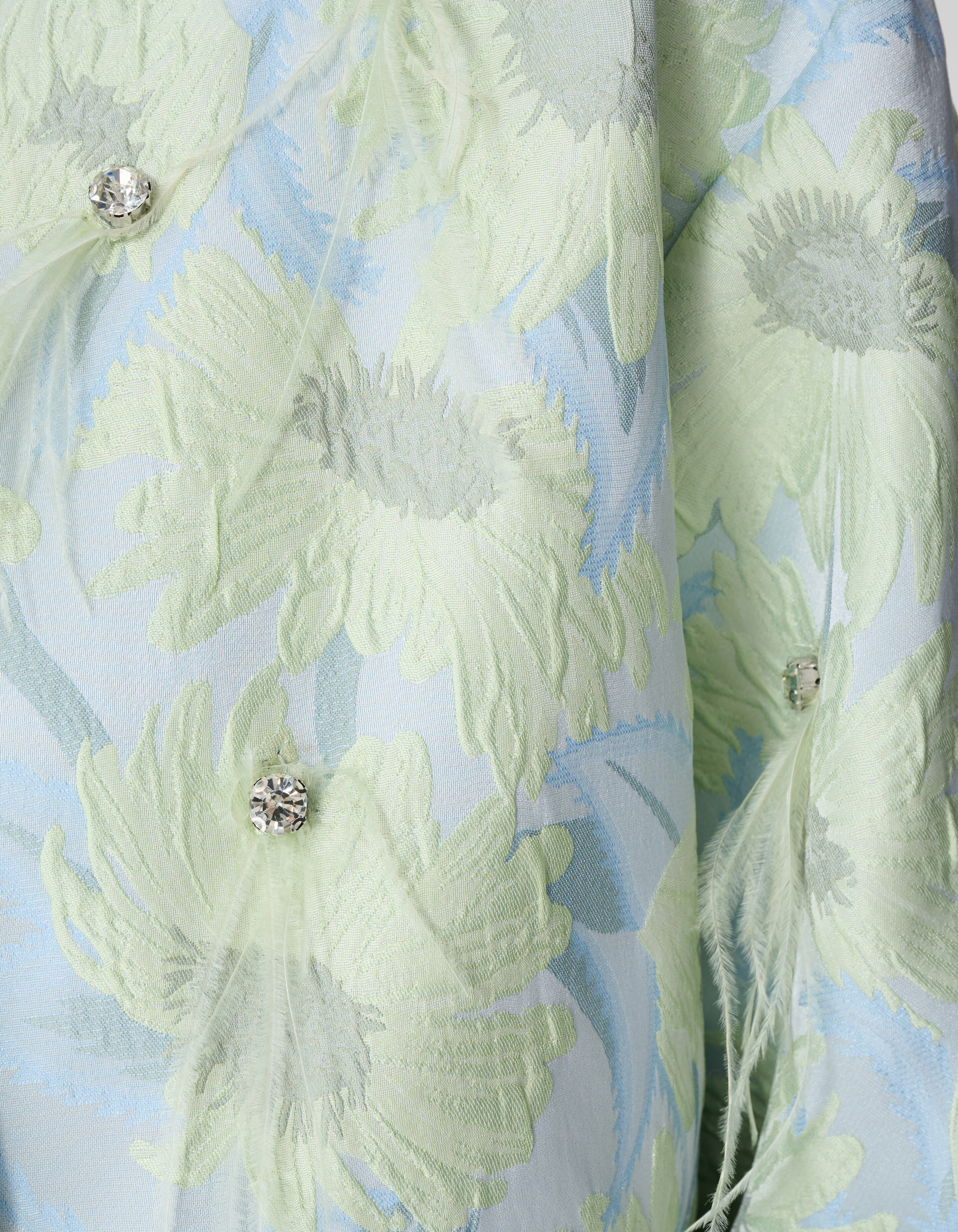 Oversized Strass Jacquard Jack Hellblau SHOEBY WOMEN