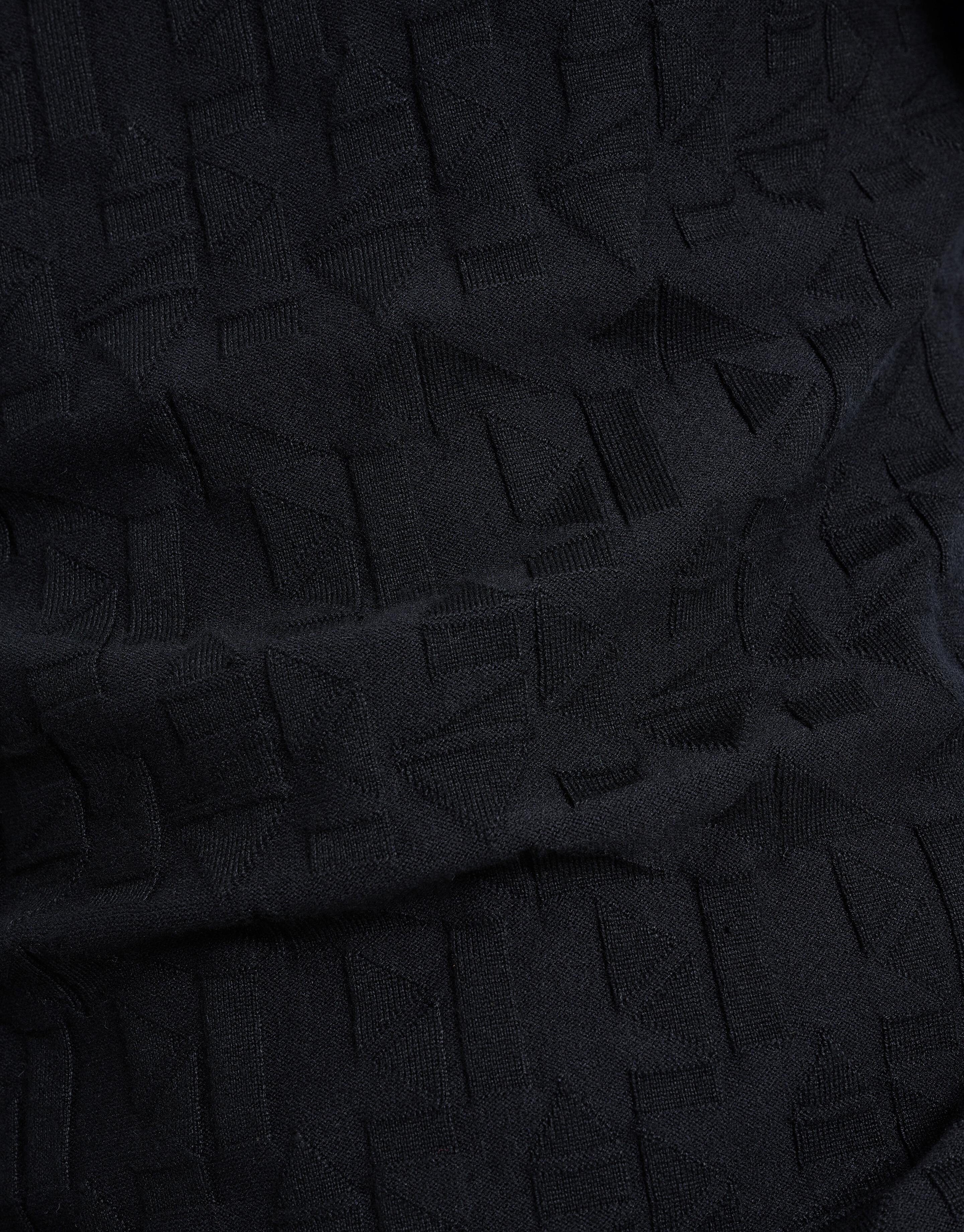 Strukturierter Pullover Schwarz SHOEBY MEN