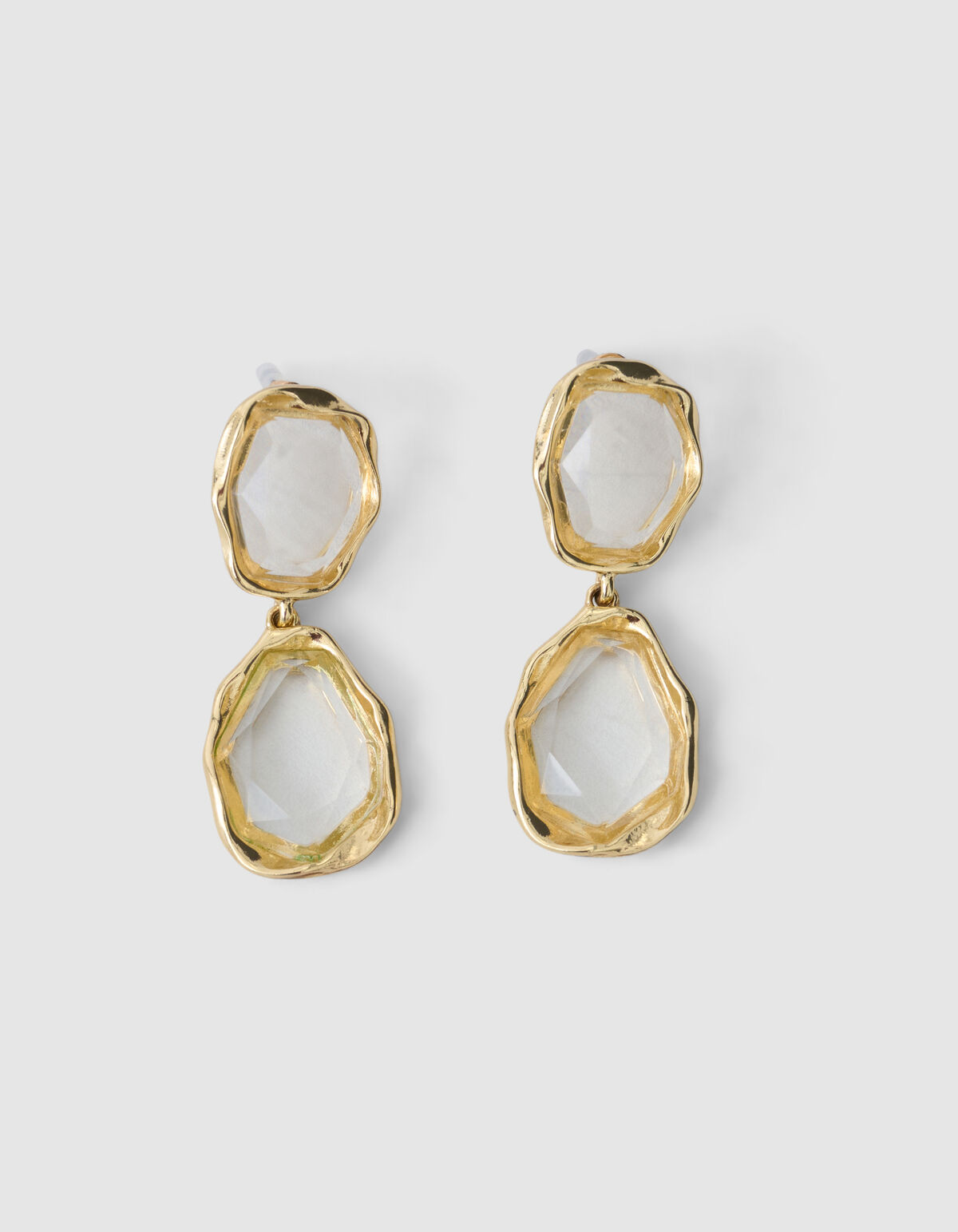 Vintage Stone Ohrringe Gold SHOEBY ACCESSOIRES