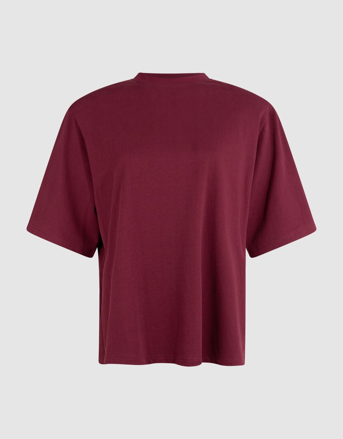Split-T-Shirt Dunkelrot SHOEBY WOMEN