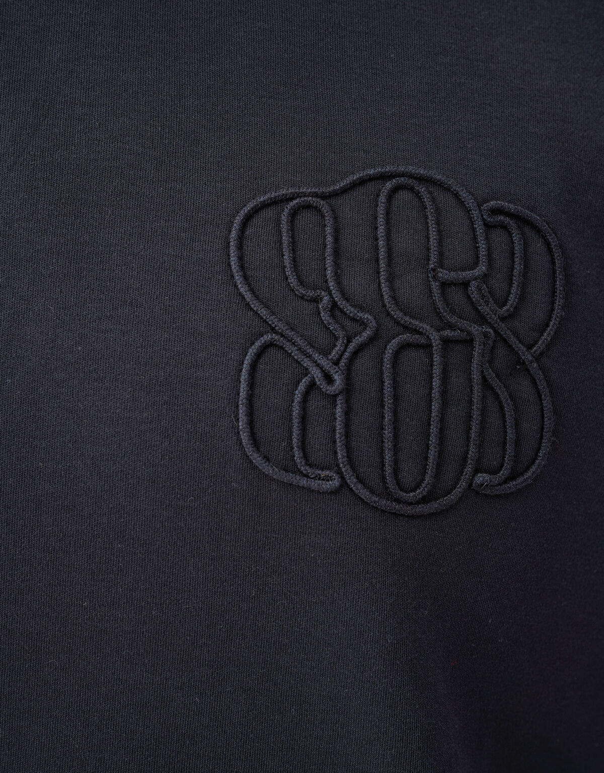 Stickerei-T-Shirt Dunkelblau SHOEBY MEN