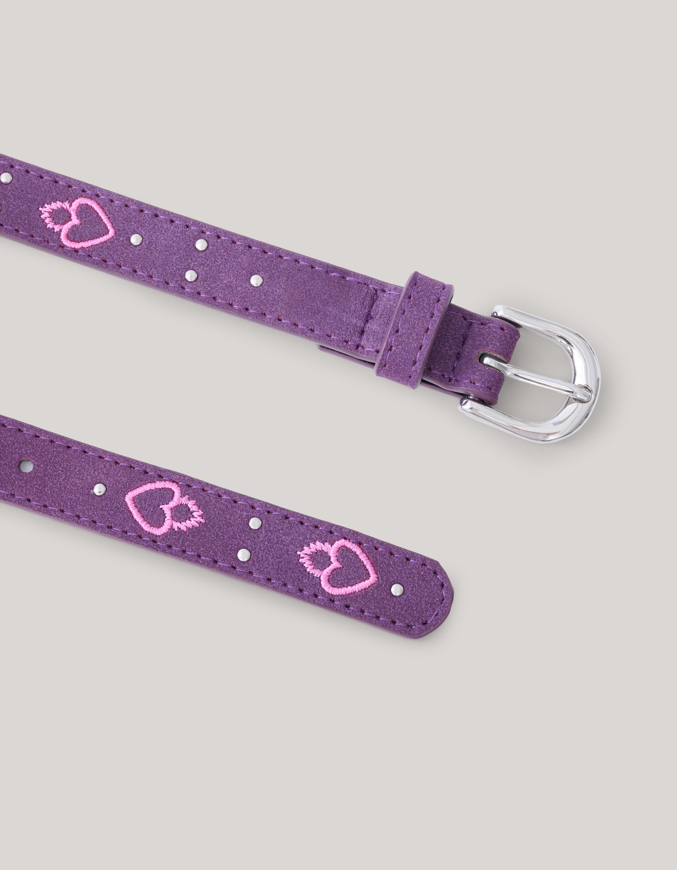 Herzgürtel Lila SHOEBY ACCESSOIRES
