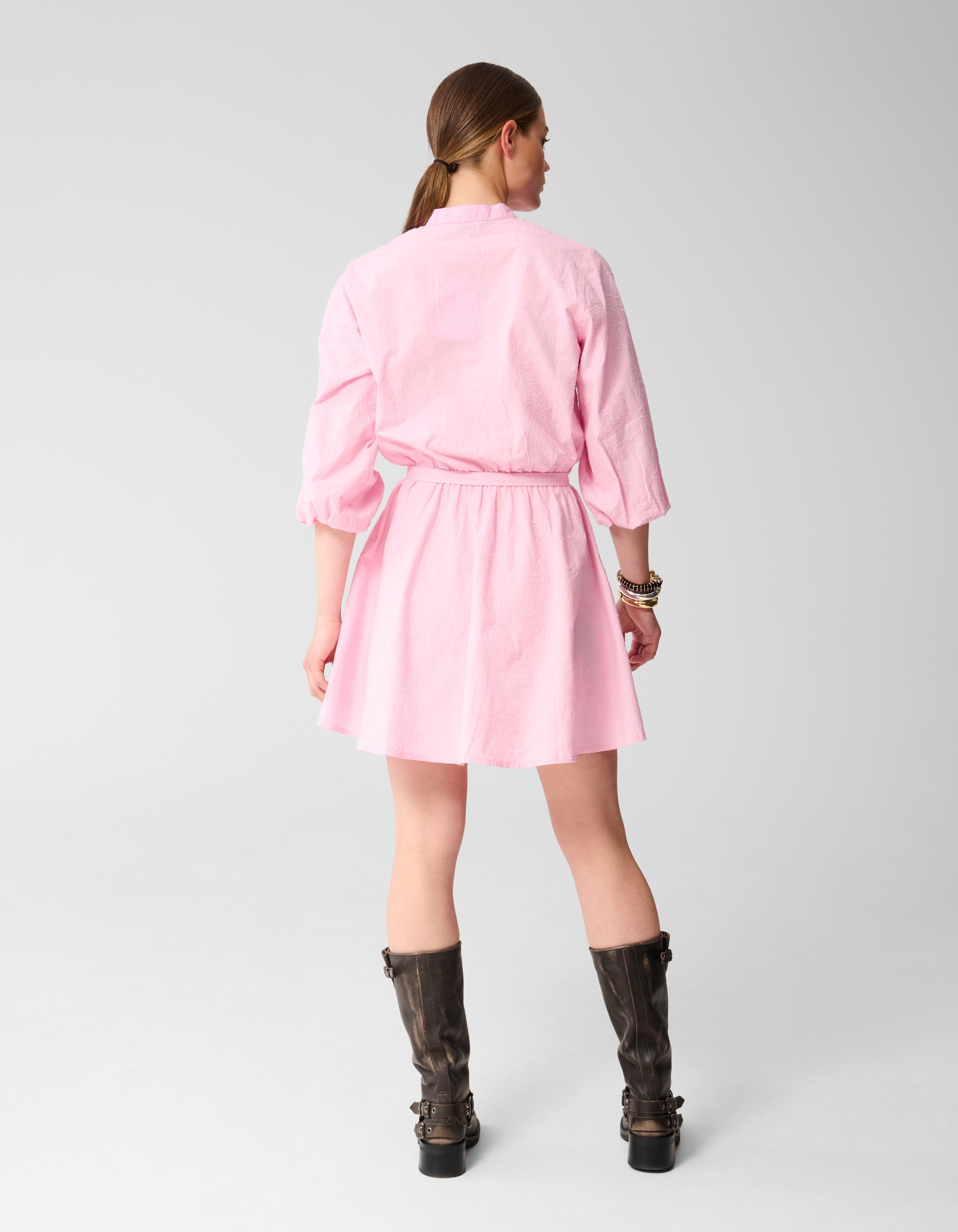 Flower Cord Kleid Rosa SHOEBY WOMEN
