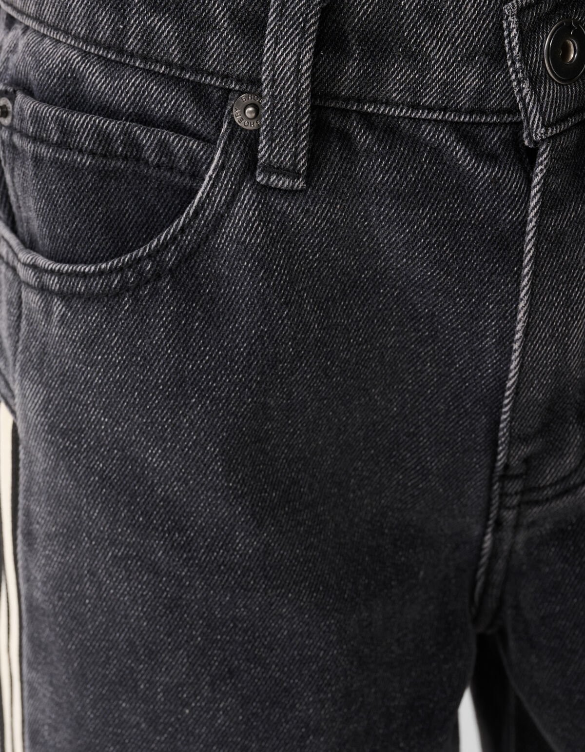 Sportliche Baggy-Fit-Jeans, Dunkelgrau SHOEBY BOYS