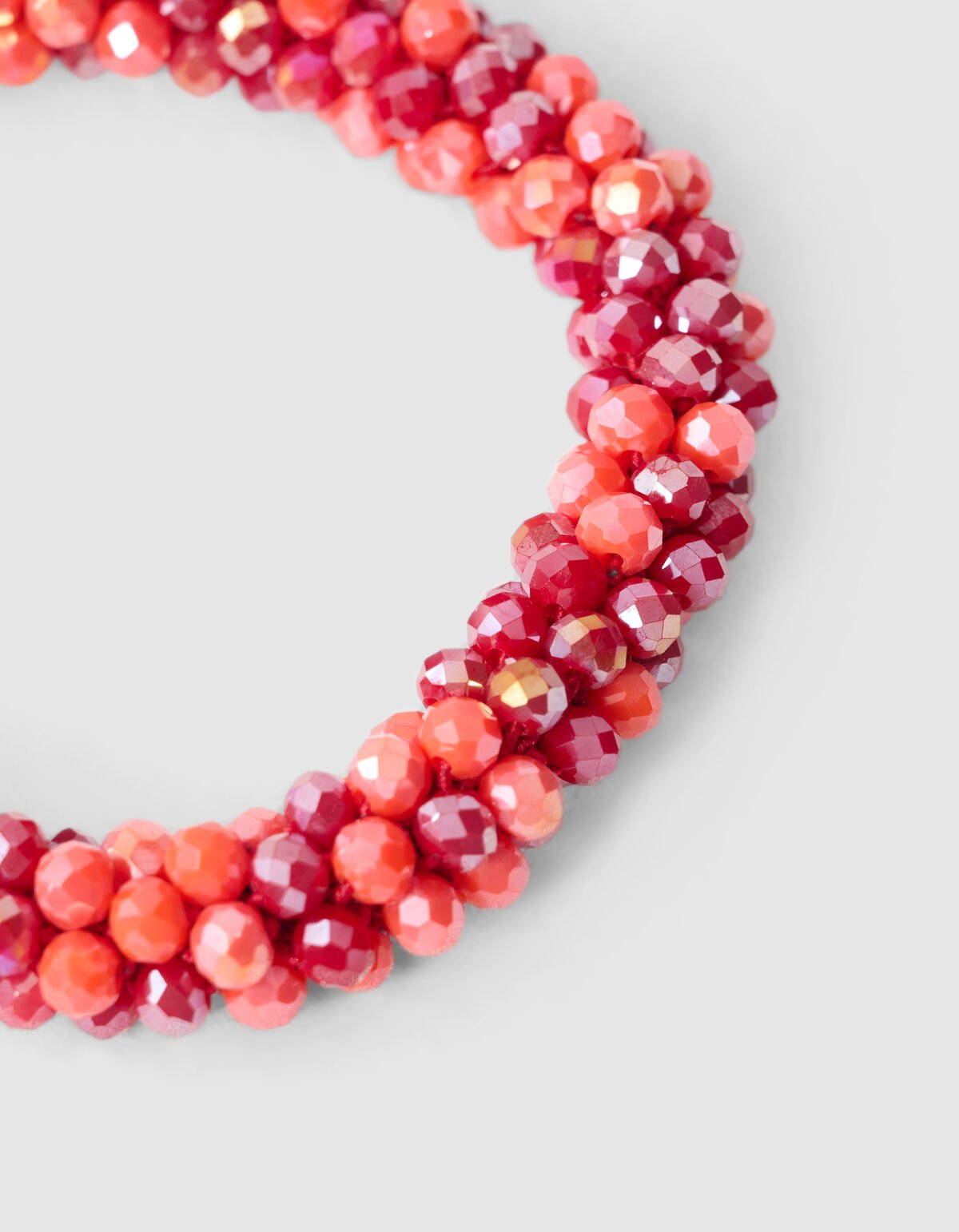 Beaded Haarband Rot SHOEBY ACCESSOIRES