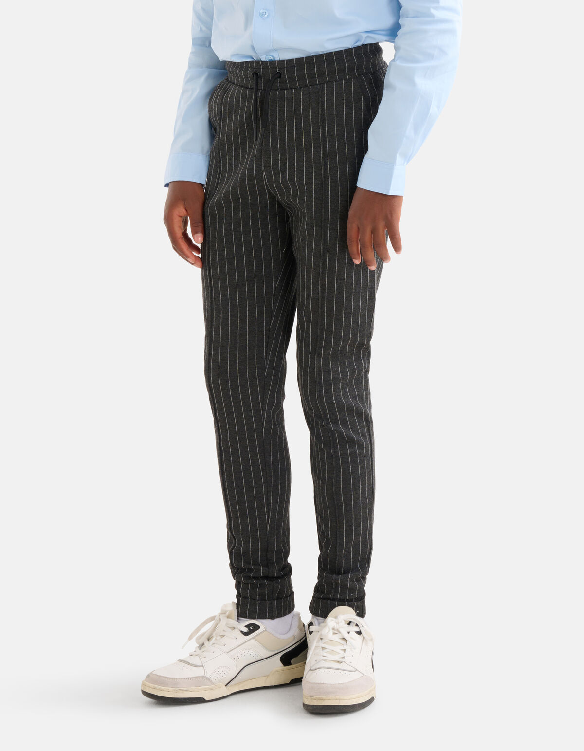 Nadelstreifen-Hose Dunkelgrau SHOEBY BOYS