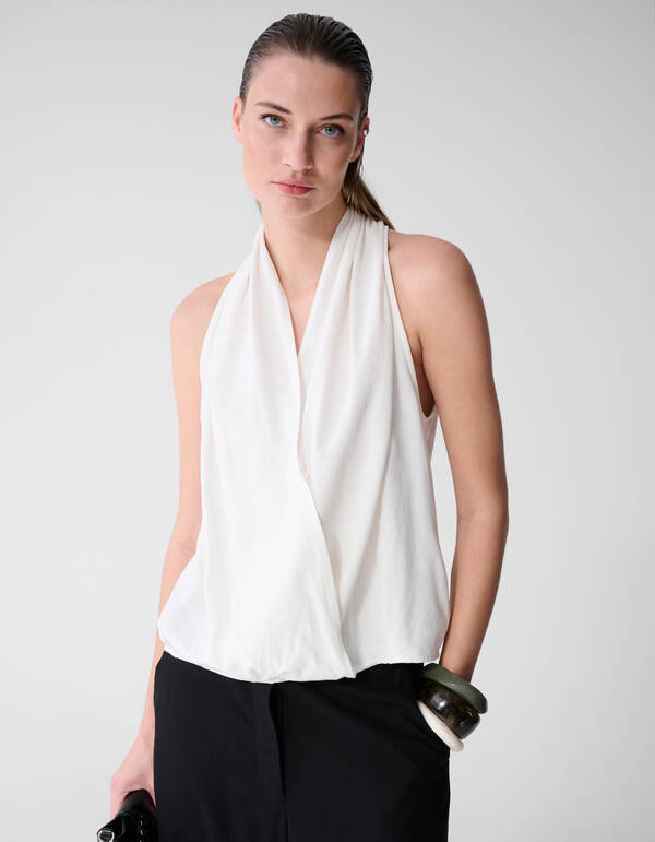 Drapiert Top Wei&szlig; Von Lonneke SHOEBY WOMEN