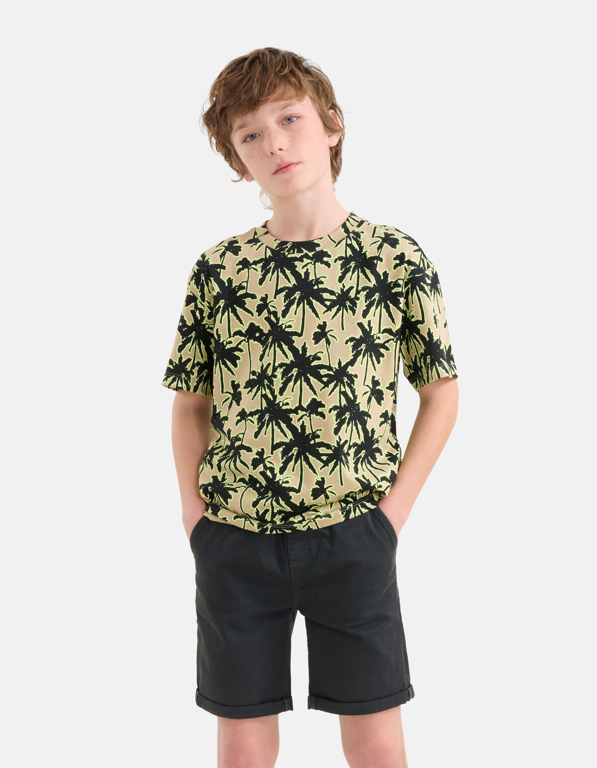 Bedrucktes T-shirt Sand SHOEBY BOYS