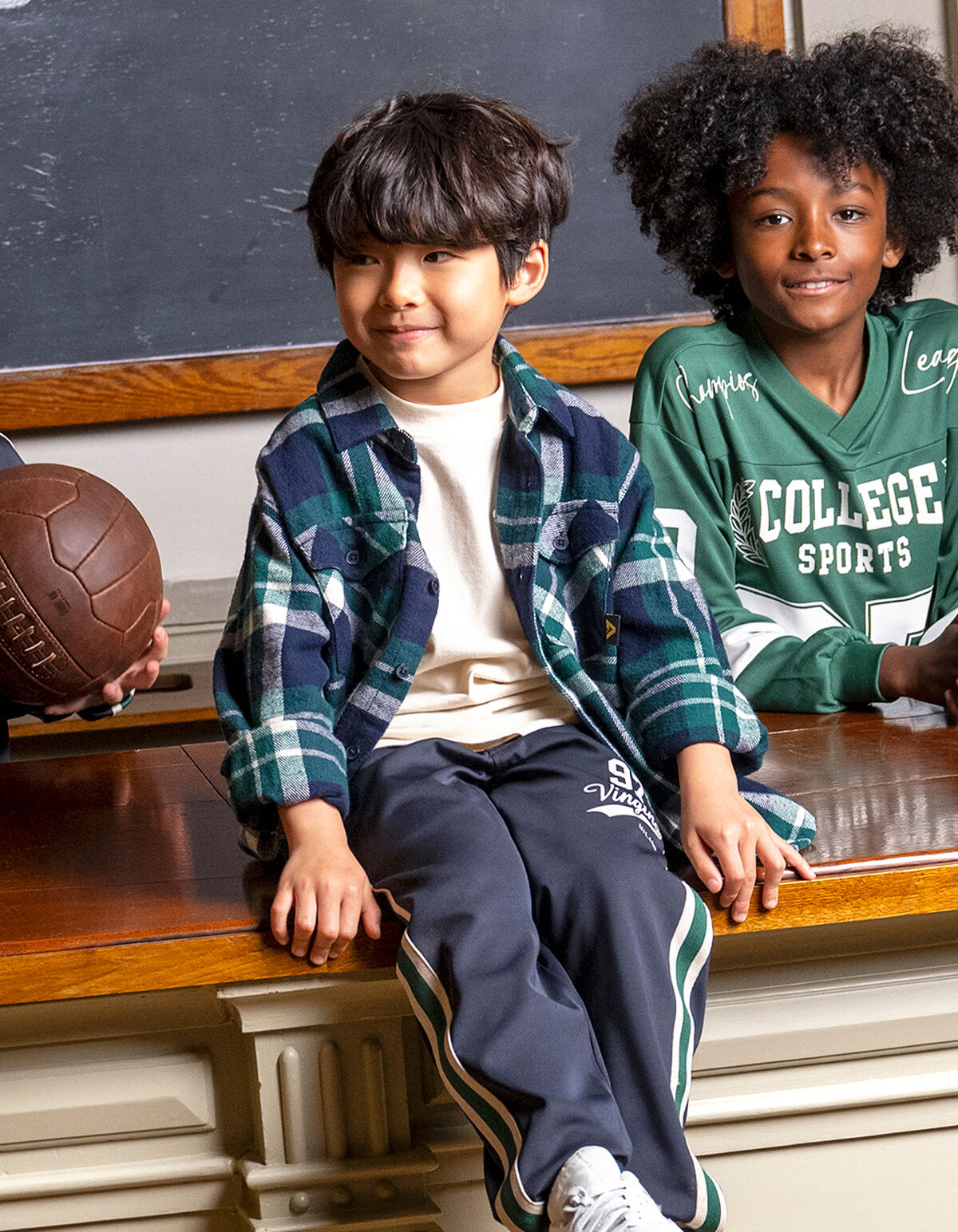 Gekaroiertes Overshirt Dunkelblau von Vingino SHOEBY BOYS
