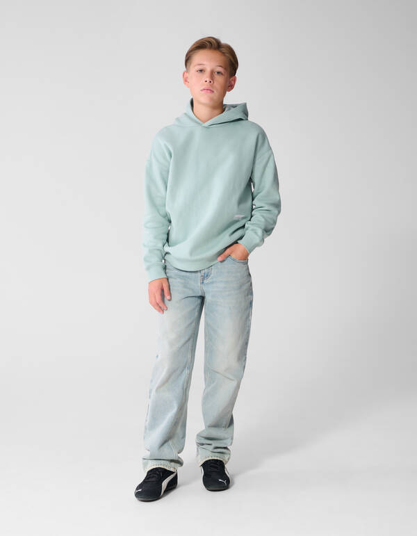 Minimal Hoodie Hellblau SHOEBY BOYS