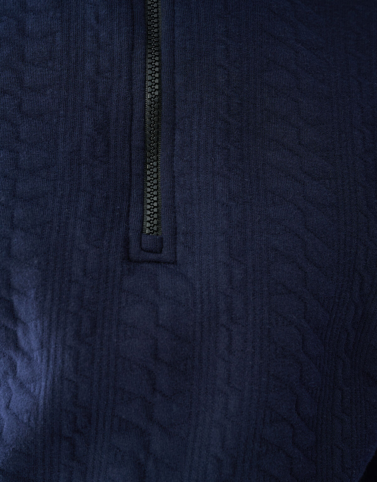 Pullover mit Reißverschluss Dunkelblau SHOEBY MEN