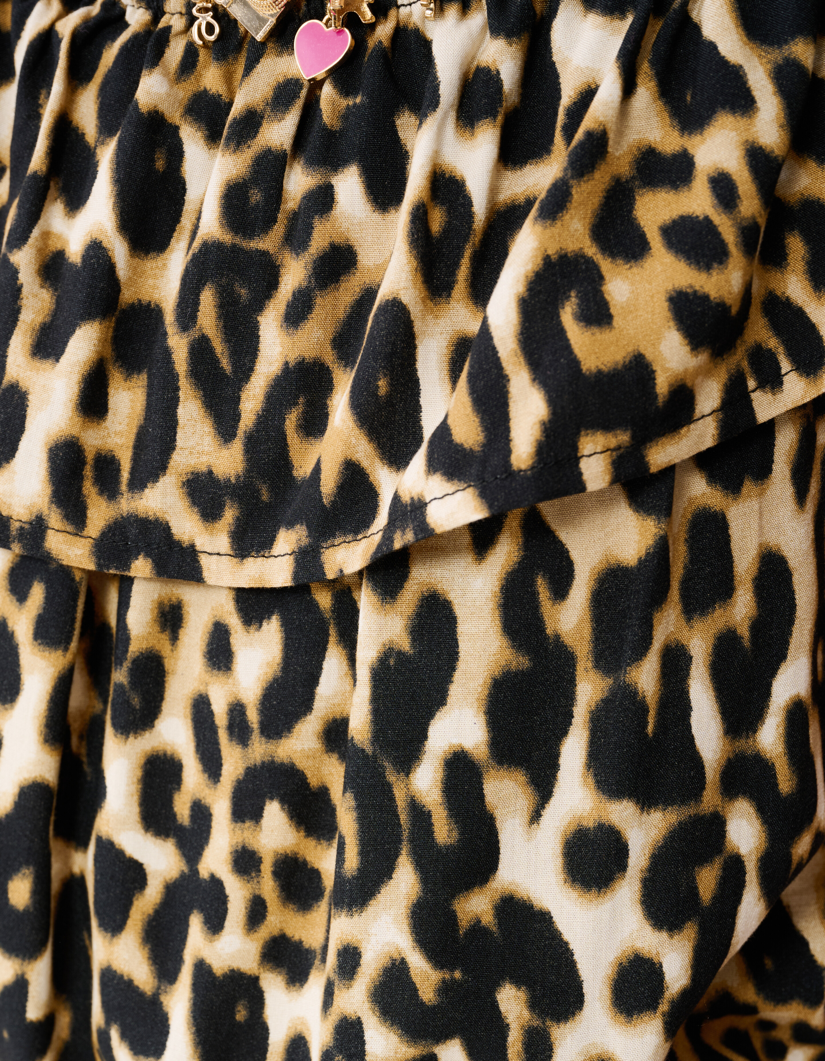 Star Leopard Jumpsuit Hellbraun SHOEBY GIRLS