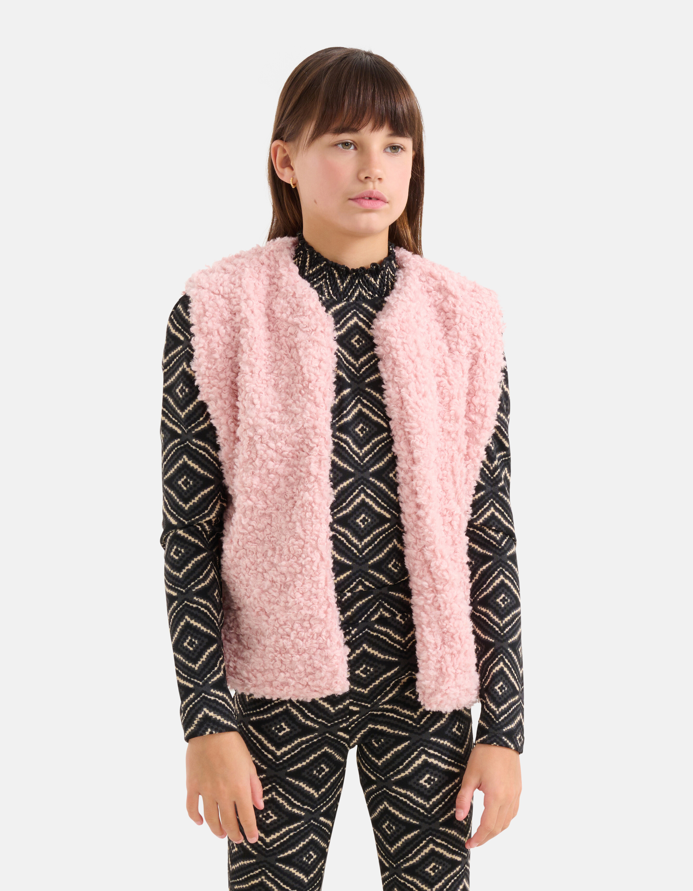 Teddy Gilet Hellrosa SHOEBY GIRLS