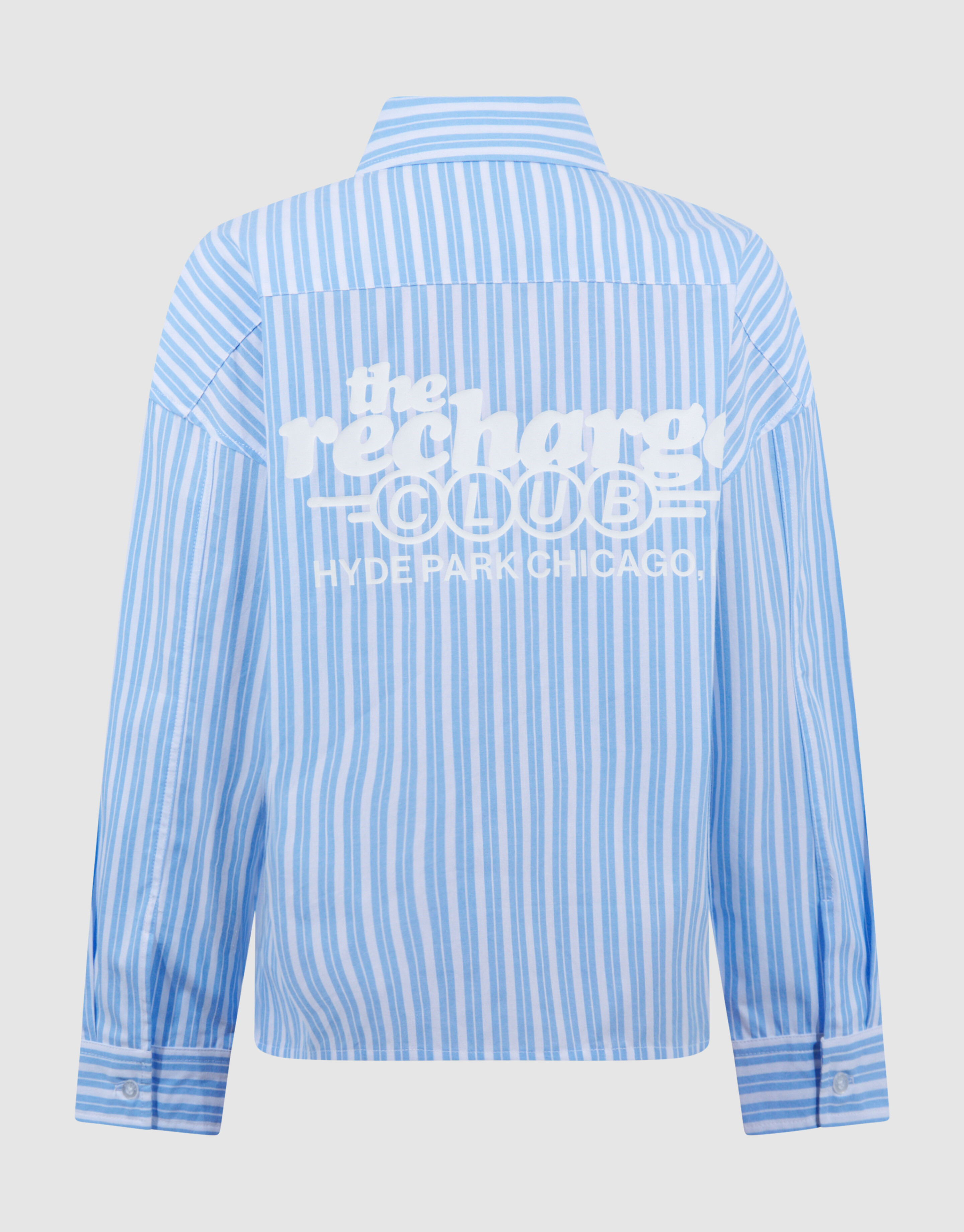 Stripe Artwork Hemd Hellblau SHOEBY BOYS