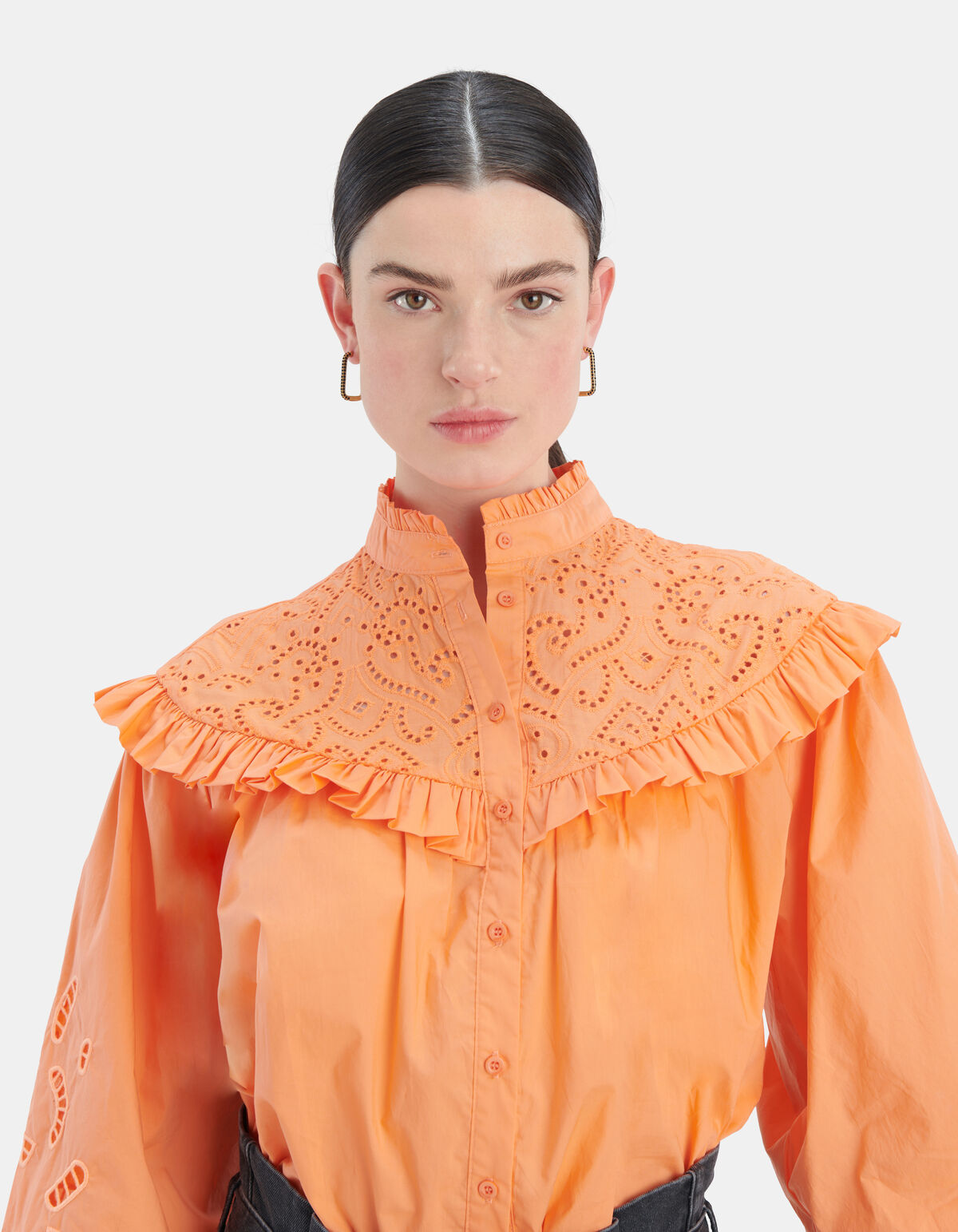 Orangerie Poplin Bluse EKSEPT