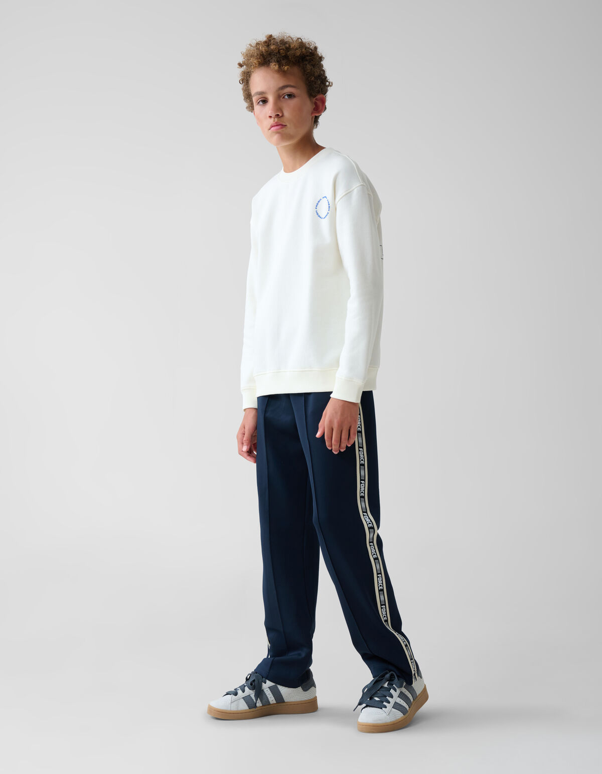Artwork Pullover Weiß SHOEBY BOYS