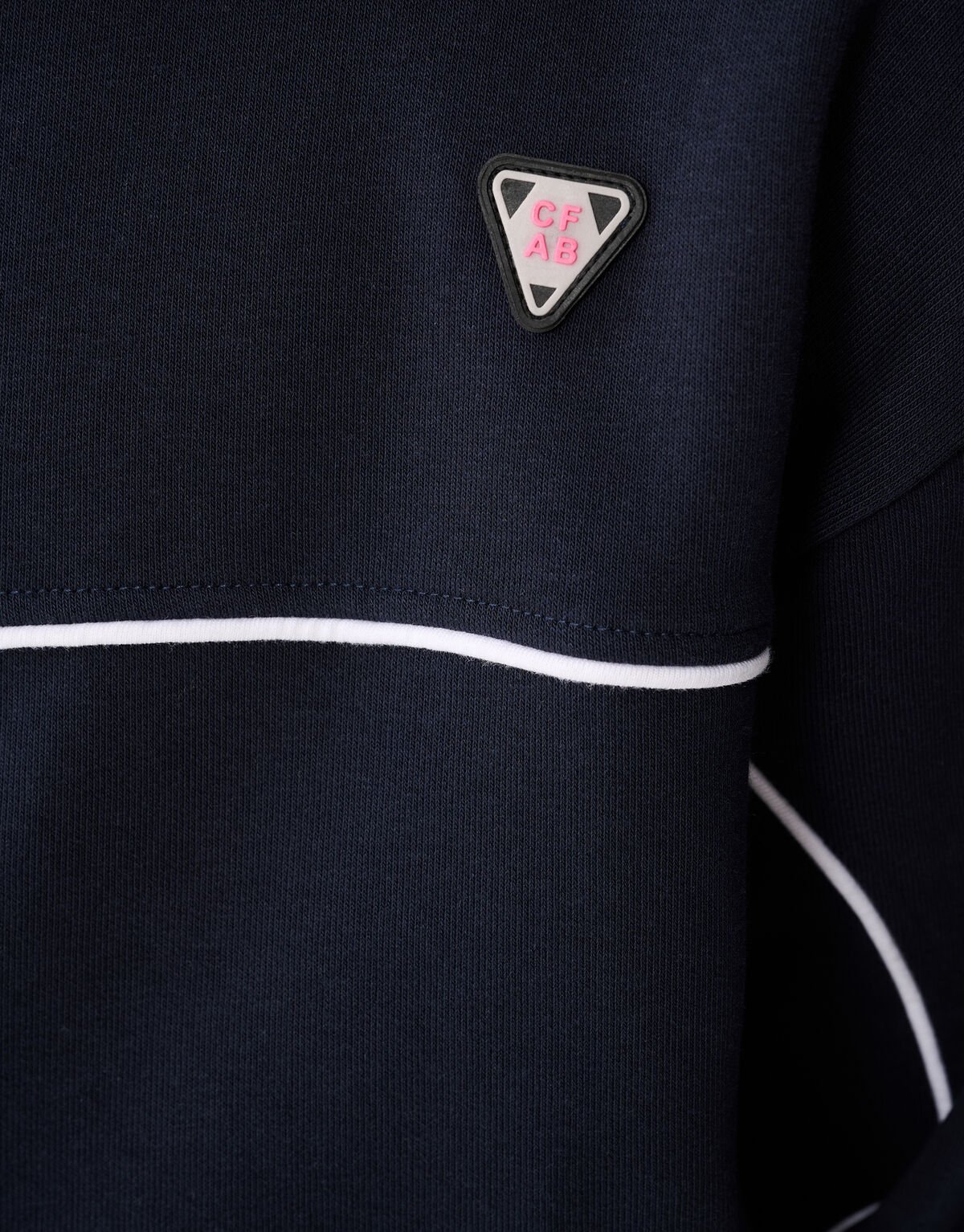 Dunkelblaue Jacke mit weichem Reißverschluss SHOEBY BOYS