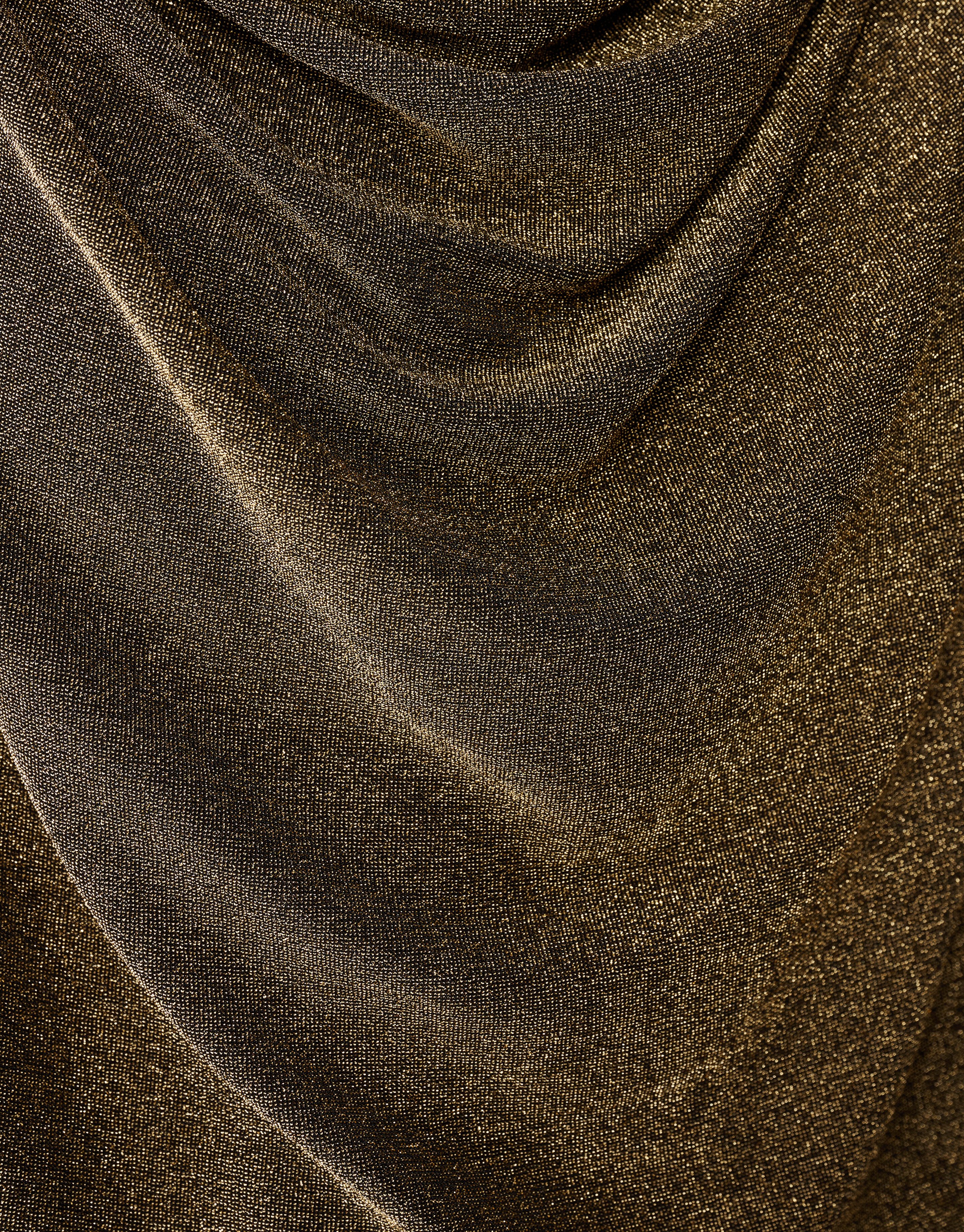 Glitzer-Drapiertes Top in Gold SHOEBY WOMEN