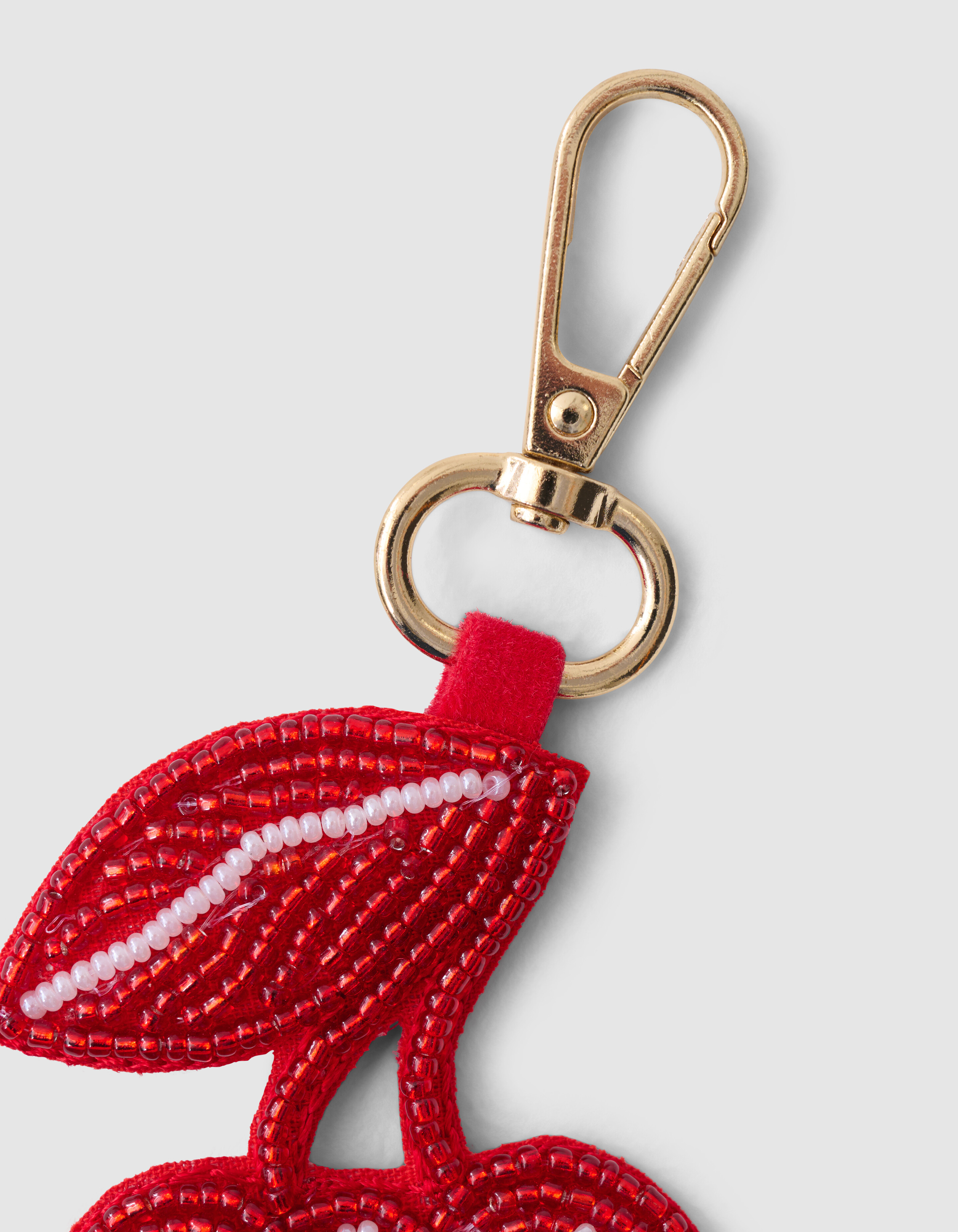 Perlen Cherry Taschenanhänger Rot SHOEBY ACCESSOIRES