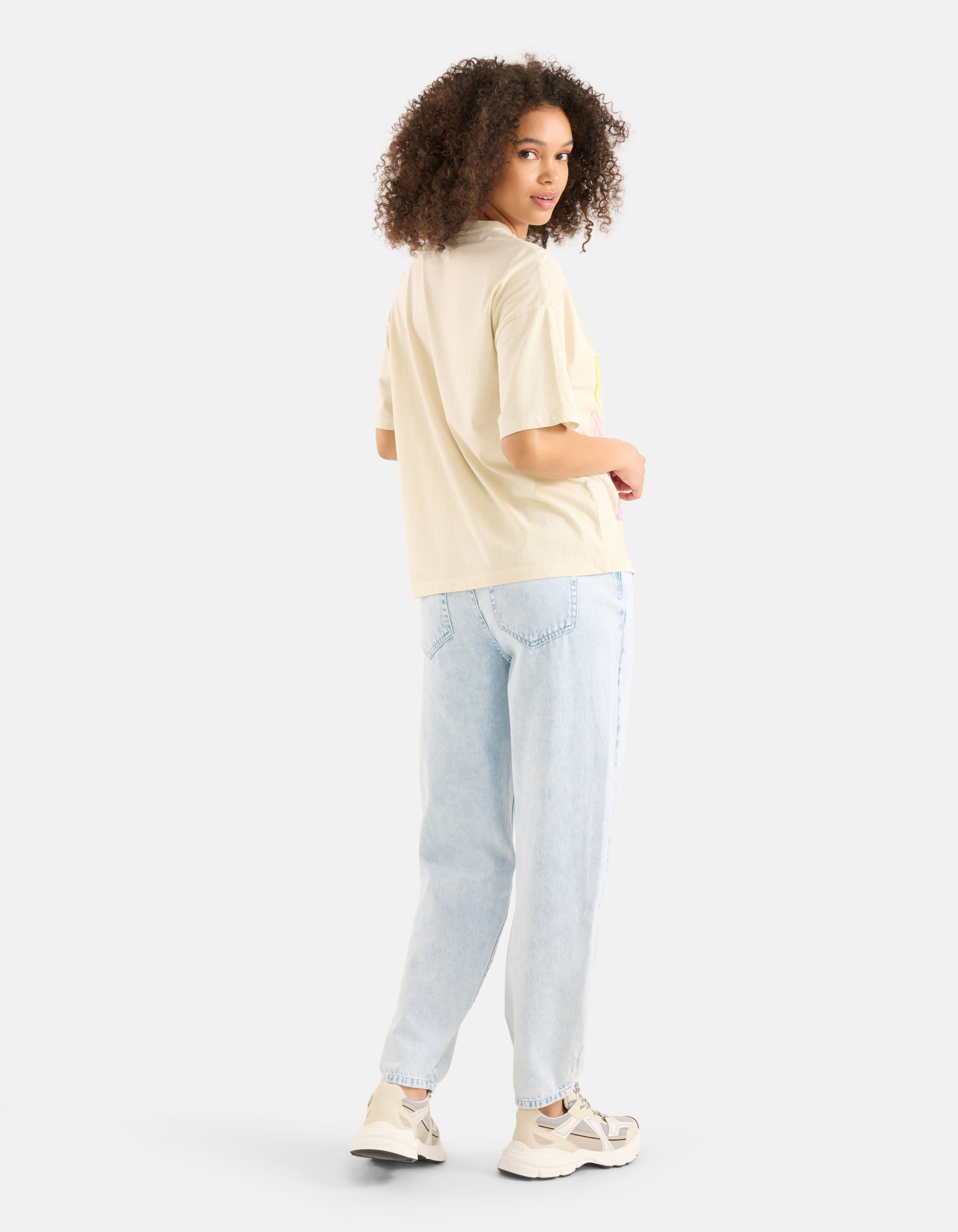 Kunstwerk T-shirt Beige SHOEBY WOMEN
