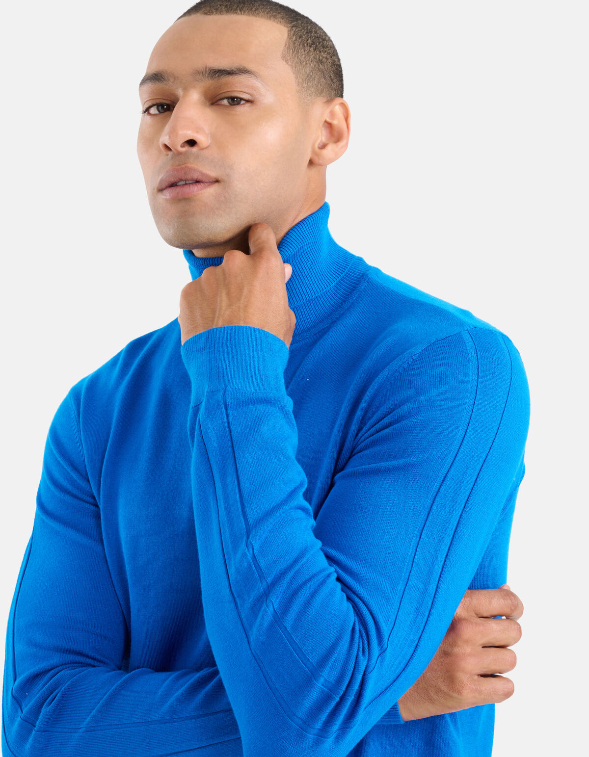 Rollkragenpullover Blau SHOEBY MEN