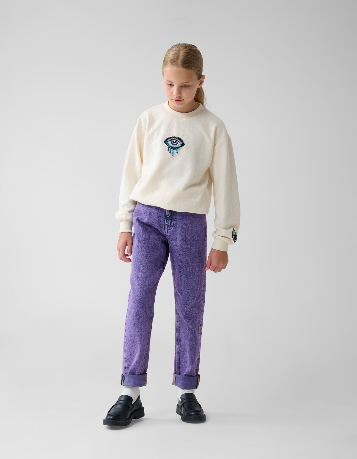 Tapered Fit Jeans Gewaschene Paare SHOEBY GIRLS
