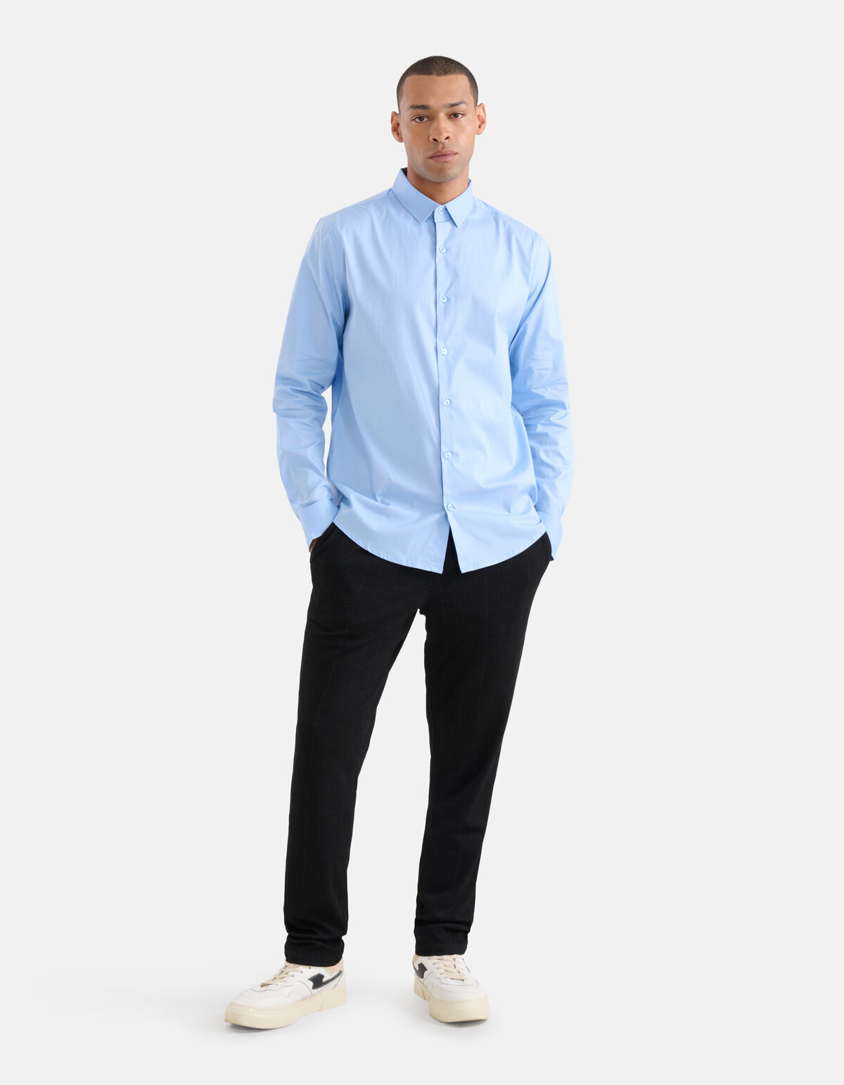 Karo-Hose Schwarz SHOEBY MEN