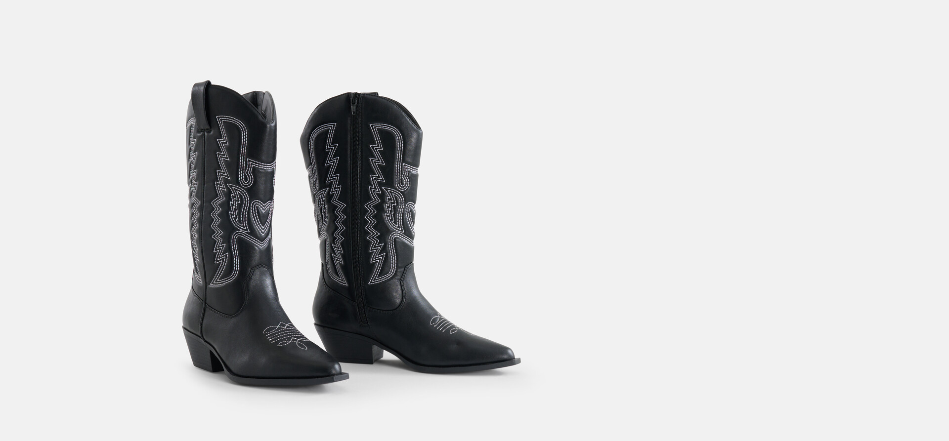 Western Laars Zwart SHOEBY SHOES