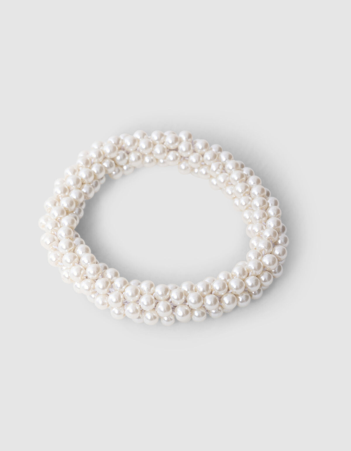 Perlen-Haarband Gebrochen Wei&szlig; SHOEBY ACCESSOIRES