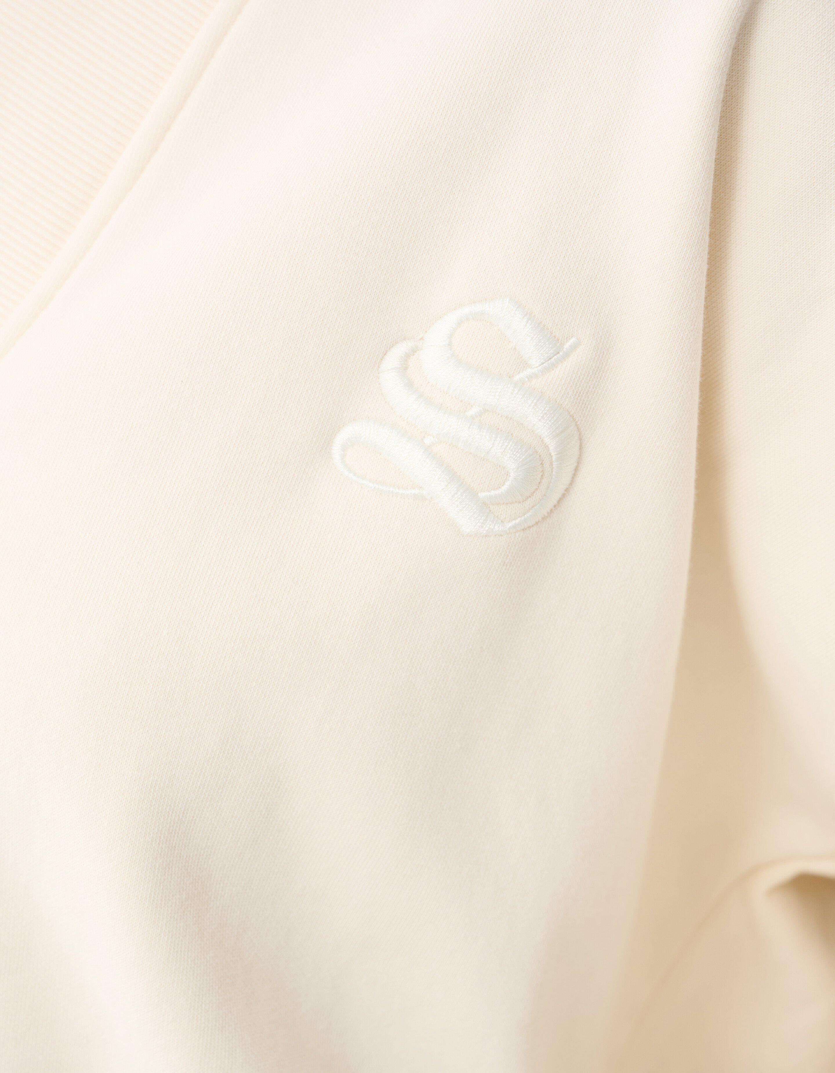 Varsity Logo Pullover Off White SHOEBY WOMEN
