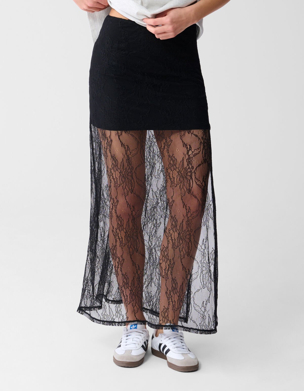 Spitze Maxirock Schwarz SHOEBY WOMEN