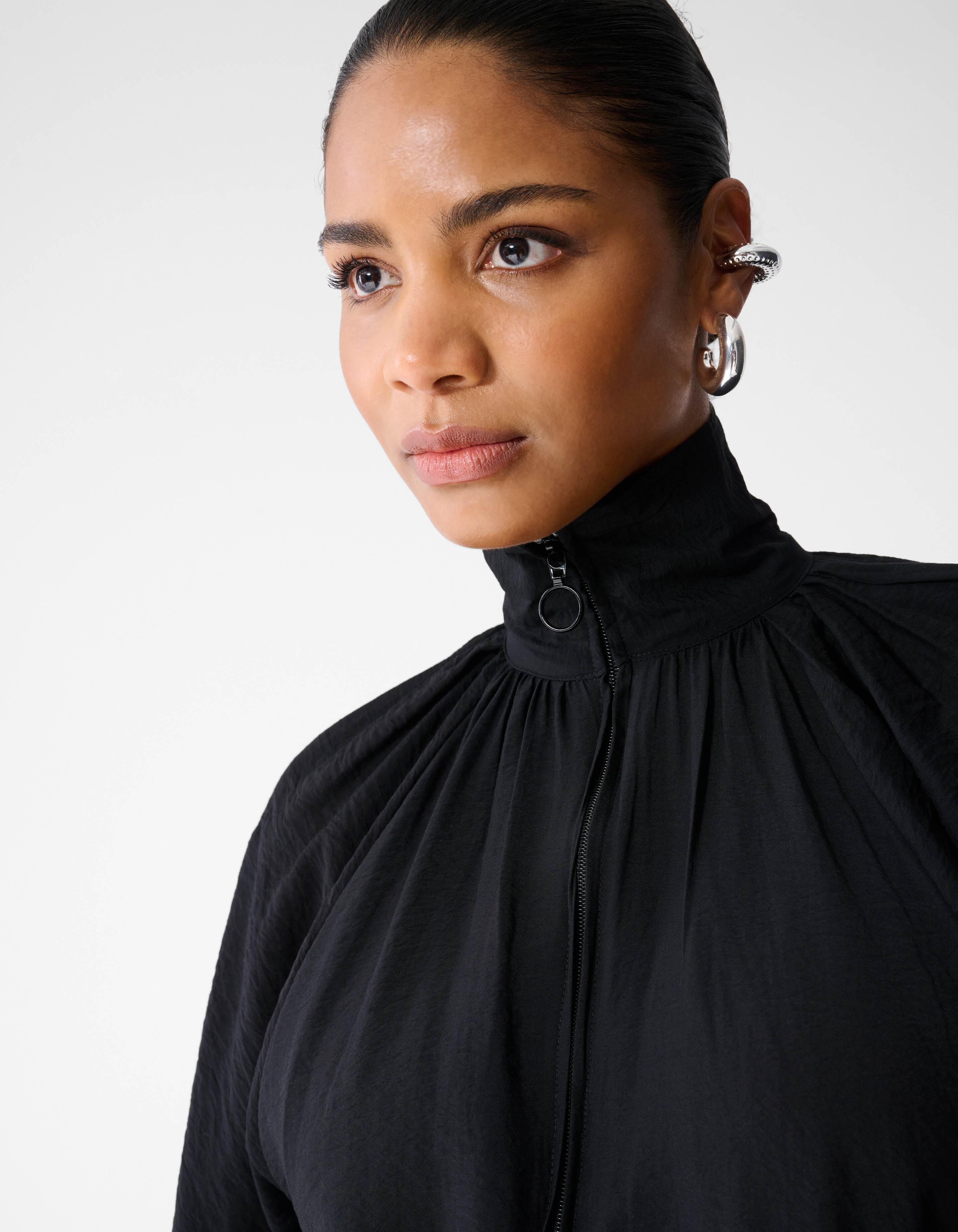 Sportliche Trainingsjacke Schwarz SHOEBY WOMEN