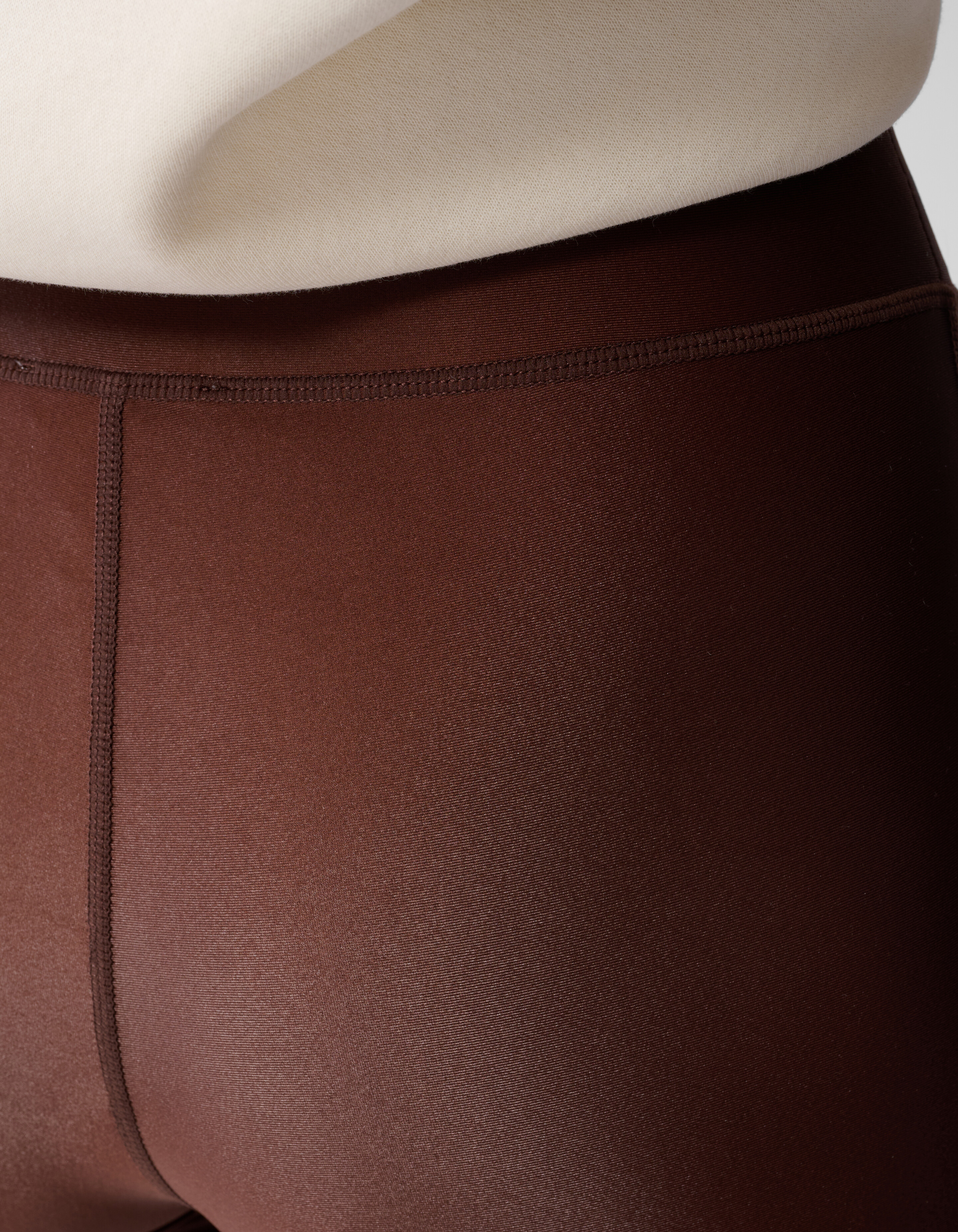 Glänzende Leggings Braun SHOEBY WOMEN