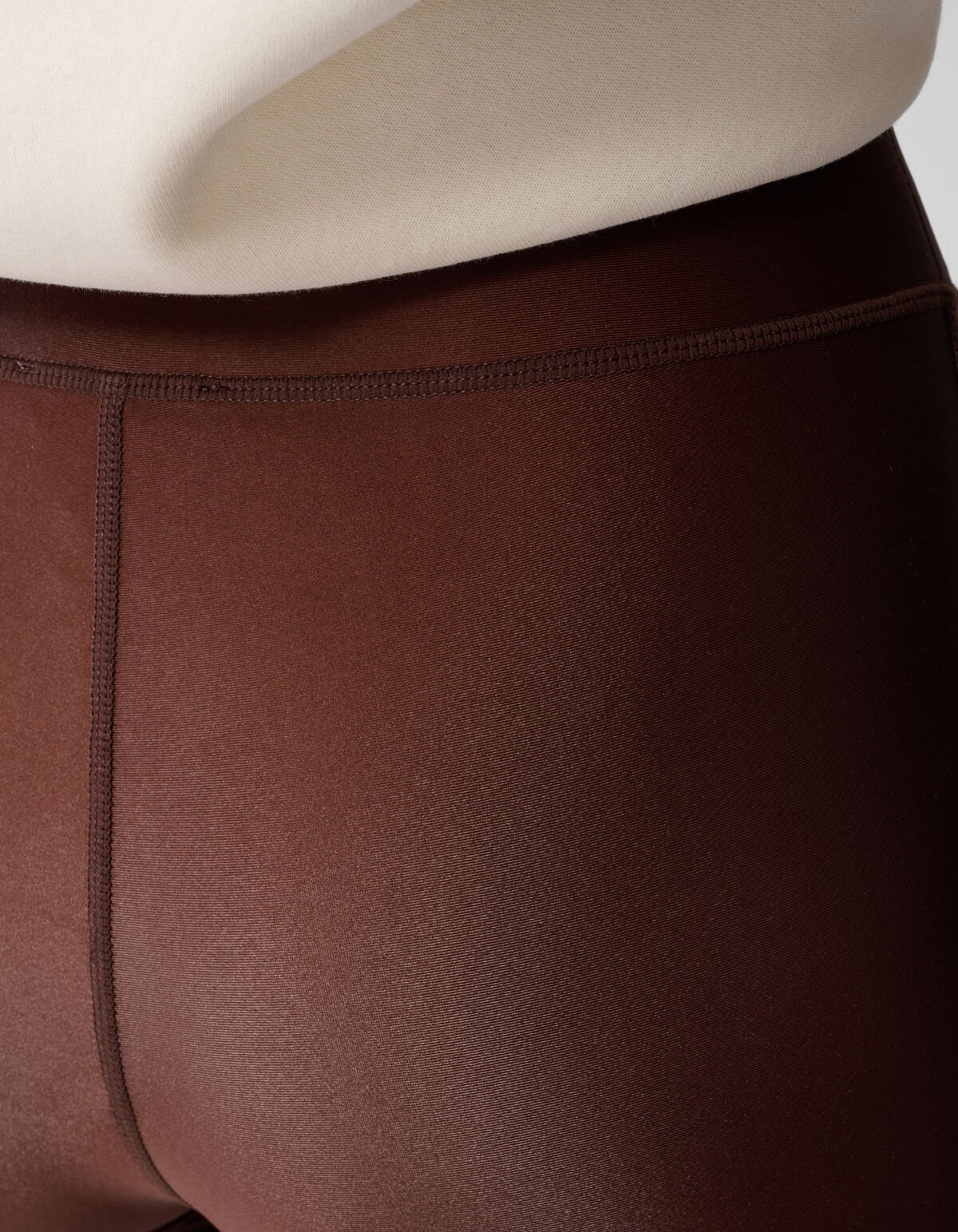 Glänzende Leggings Braun SHOEBY WOMEN
