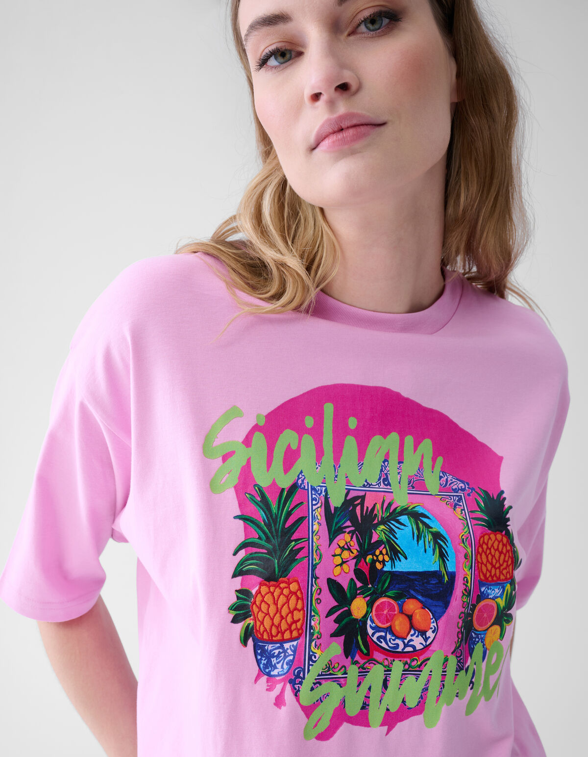 Kunstwerk T-shirt Rosa SHOEBY WOMEN