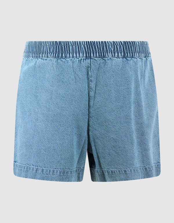 Strass Denim Shorts Blau SHOEBY WOMEN