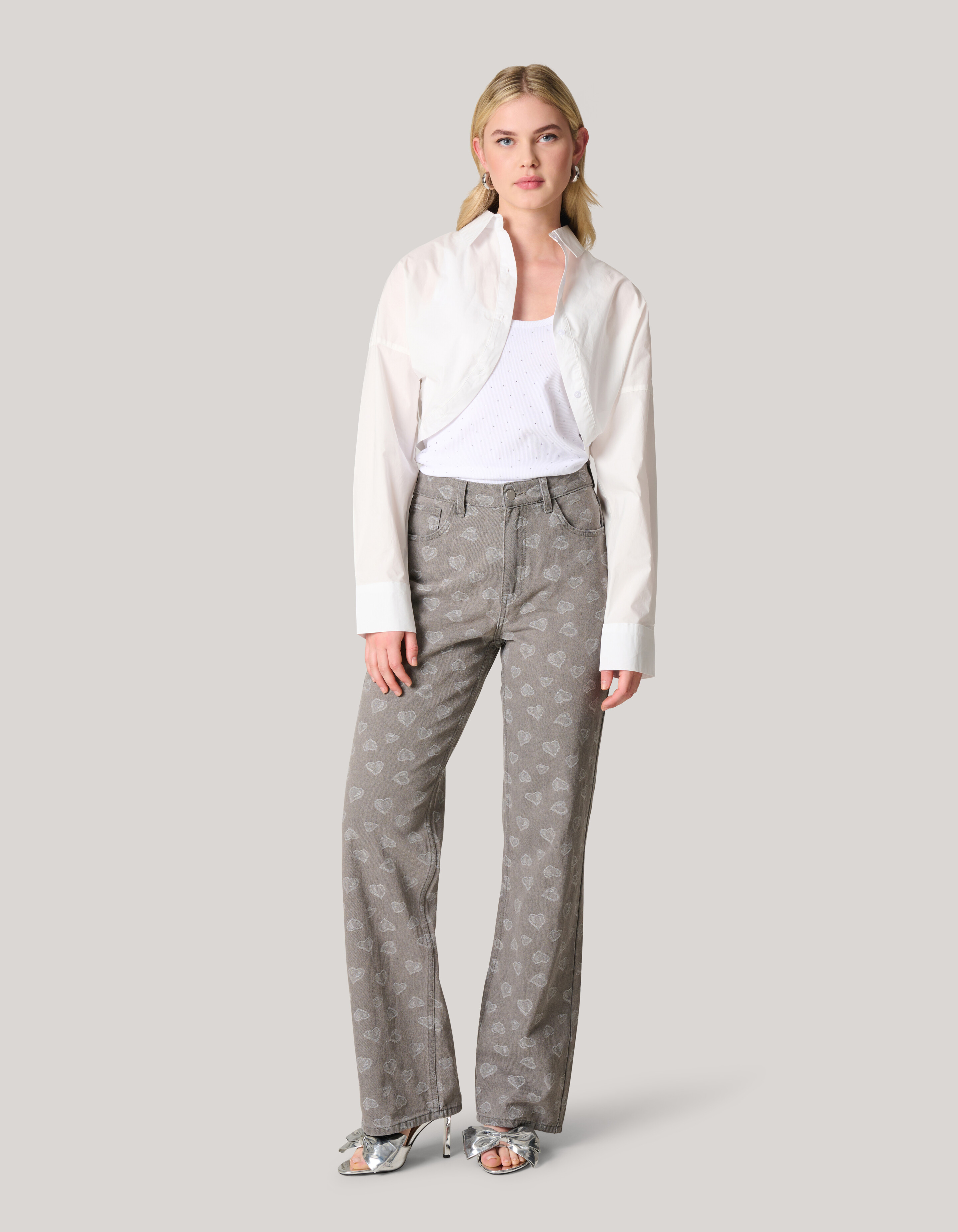Gekürzte Popeline-Bluse Wit SHOEBY WOMEN