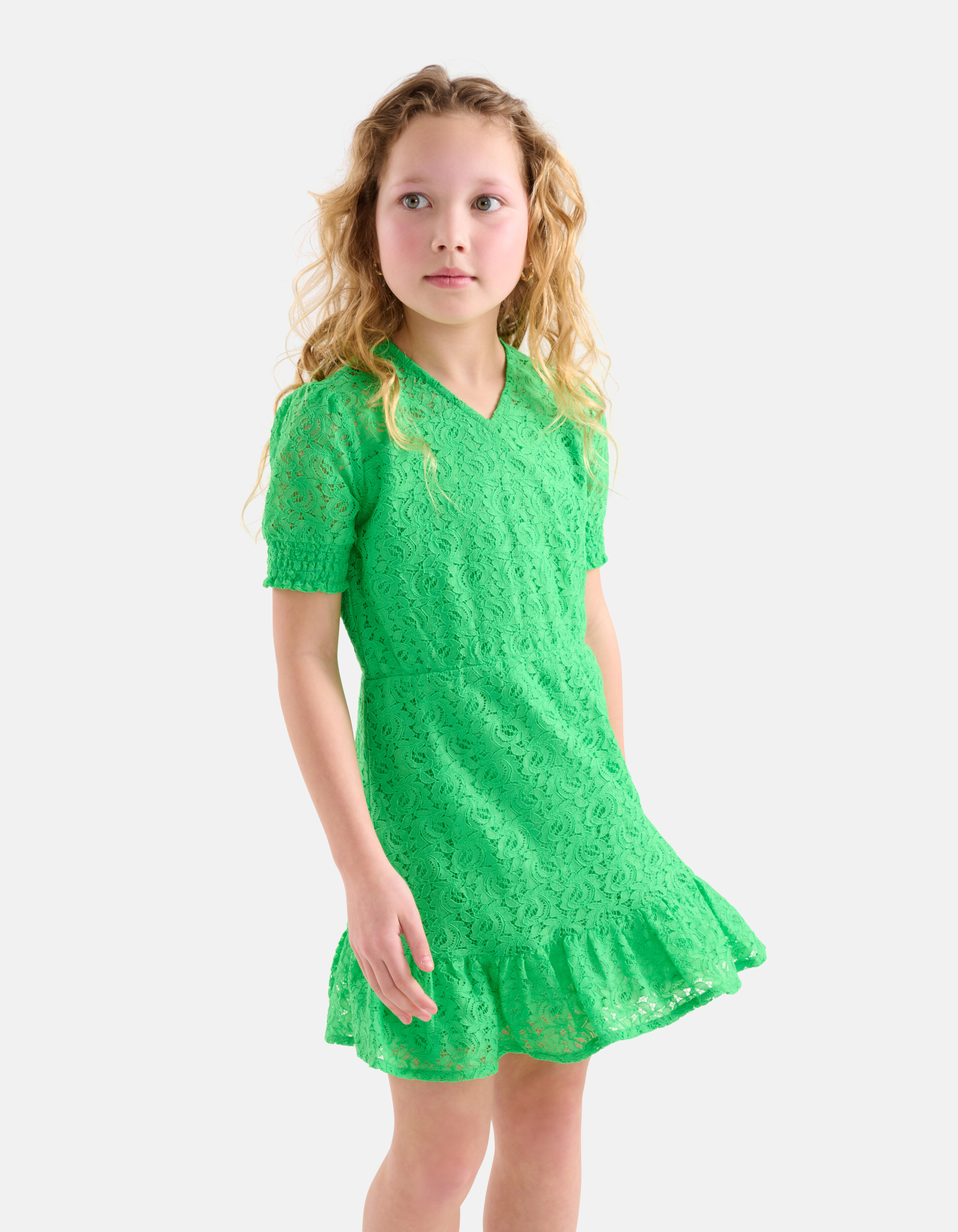 Spitzenkleid Grün SHOEBY GIRLS