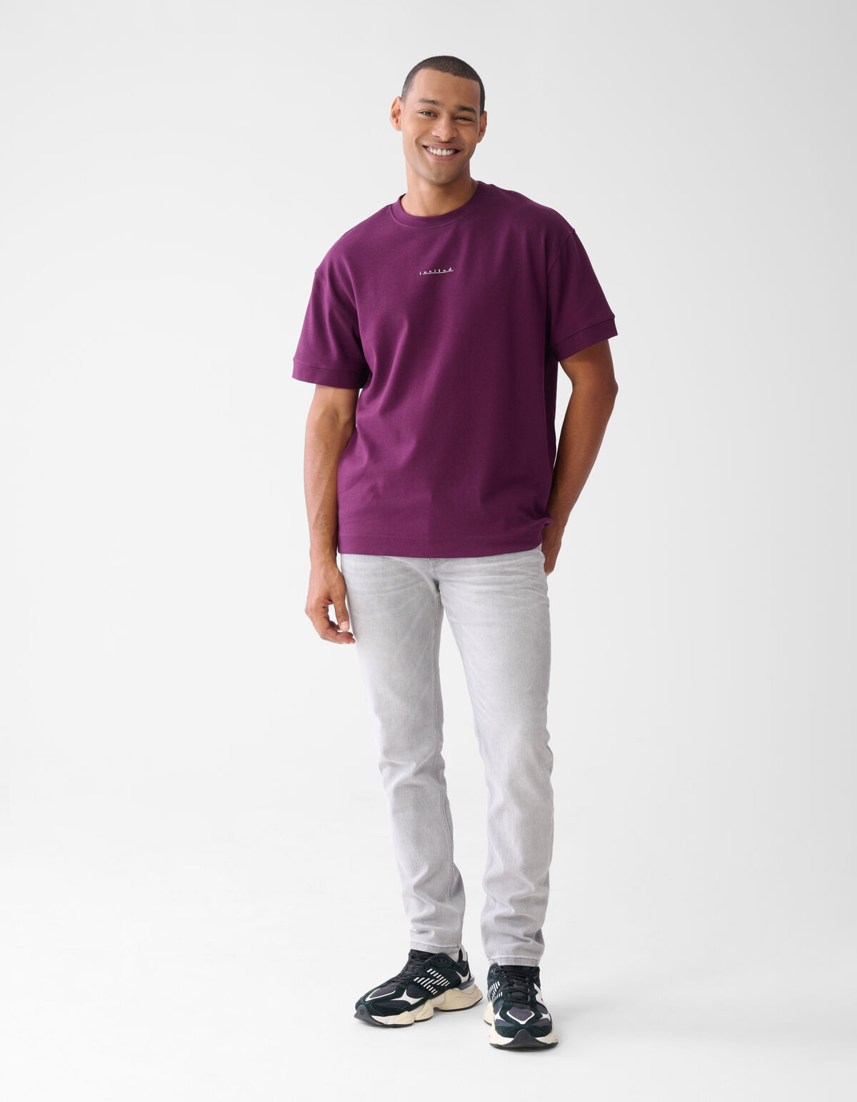 Artwork T-Shirt Dunkelrot SHOEBY MEN
