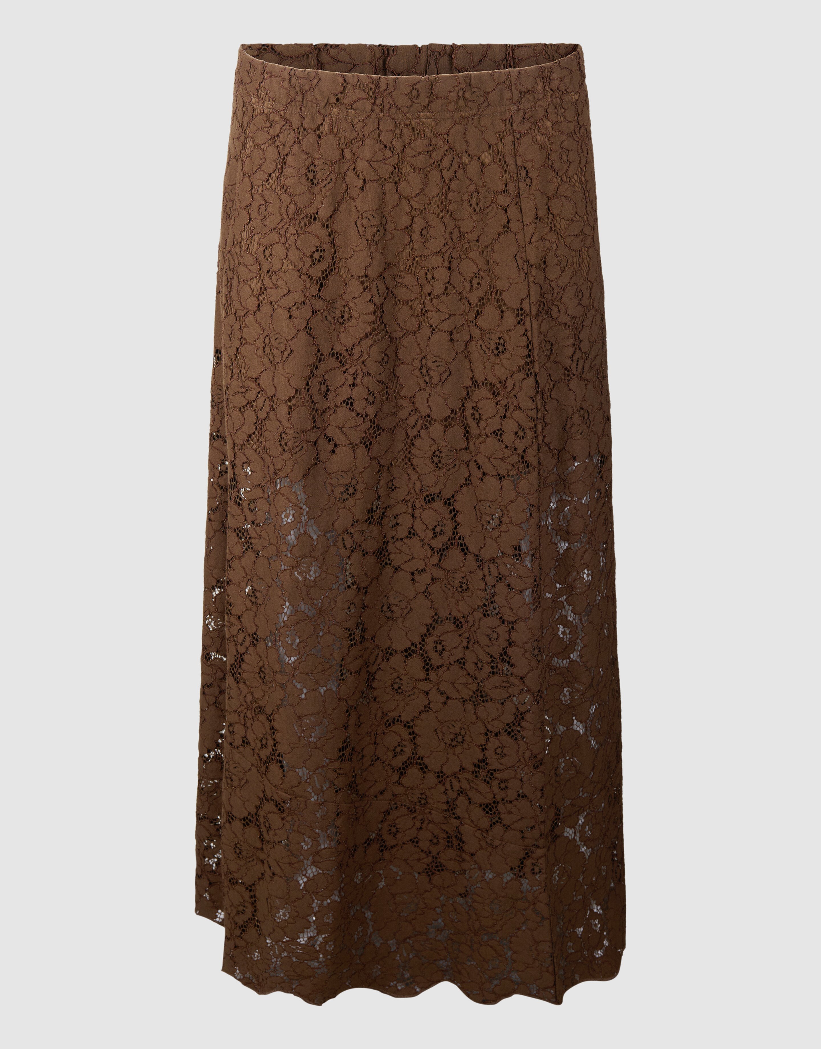 Kanten Maxi Rock Braun SHOEBY WOMEN