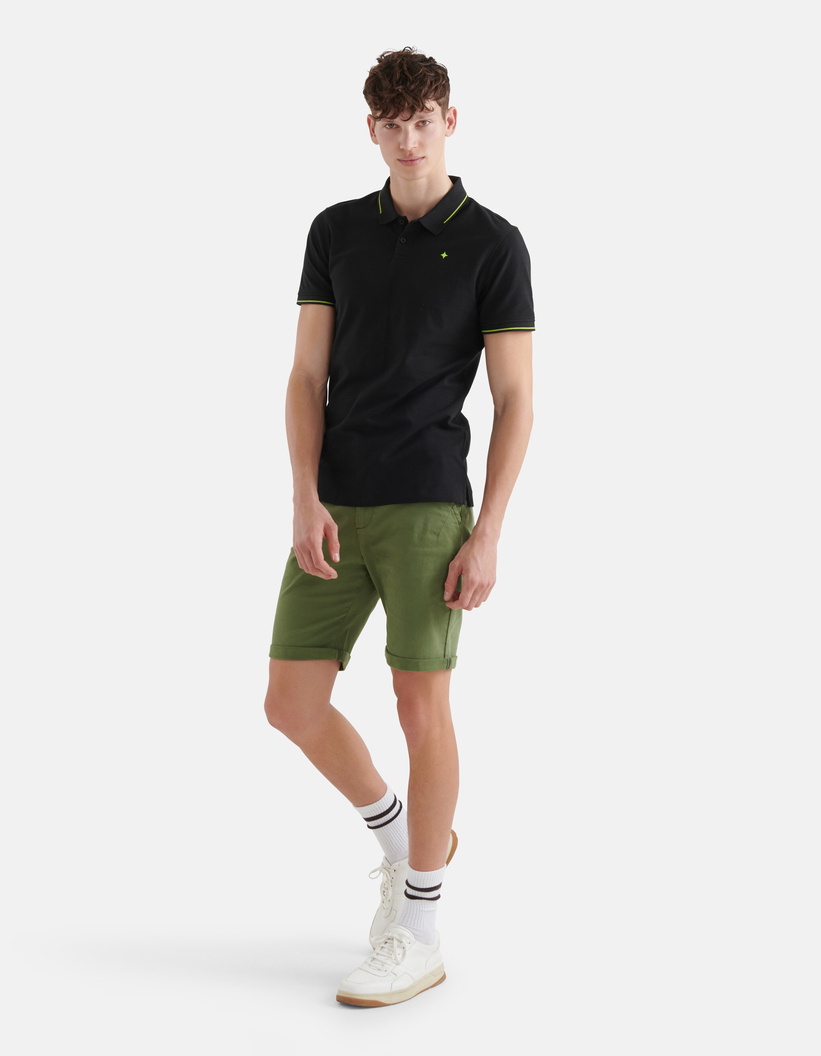Twill Short Dunkelgrün SHOEBY MEN