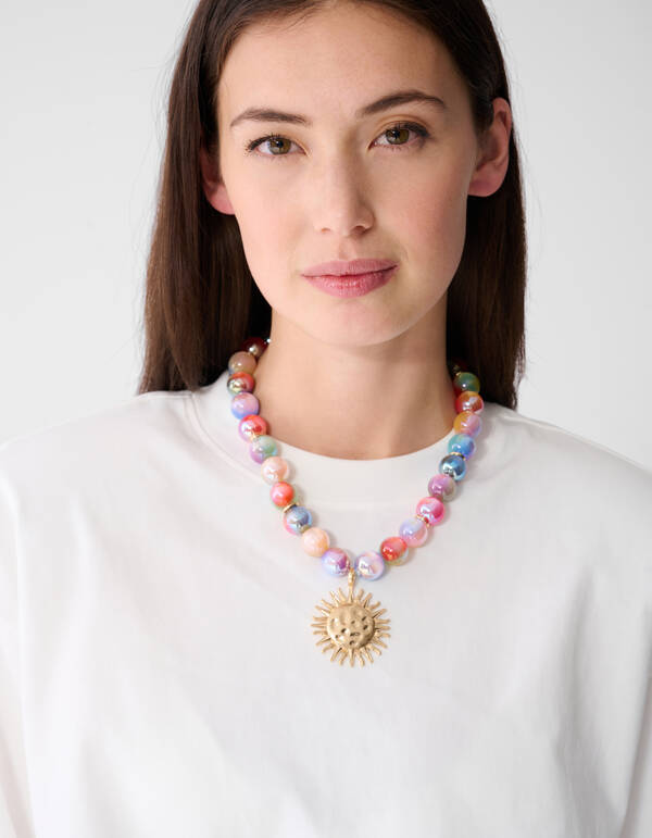 Perlen-Sonnenkette Mehrfarbig SHOEBY ACCESSOIRES