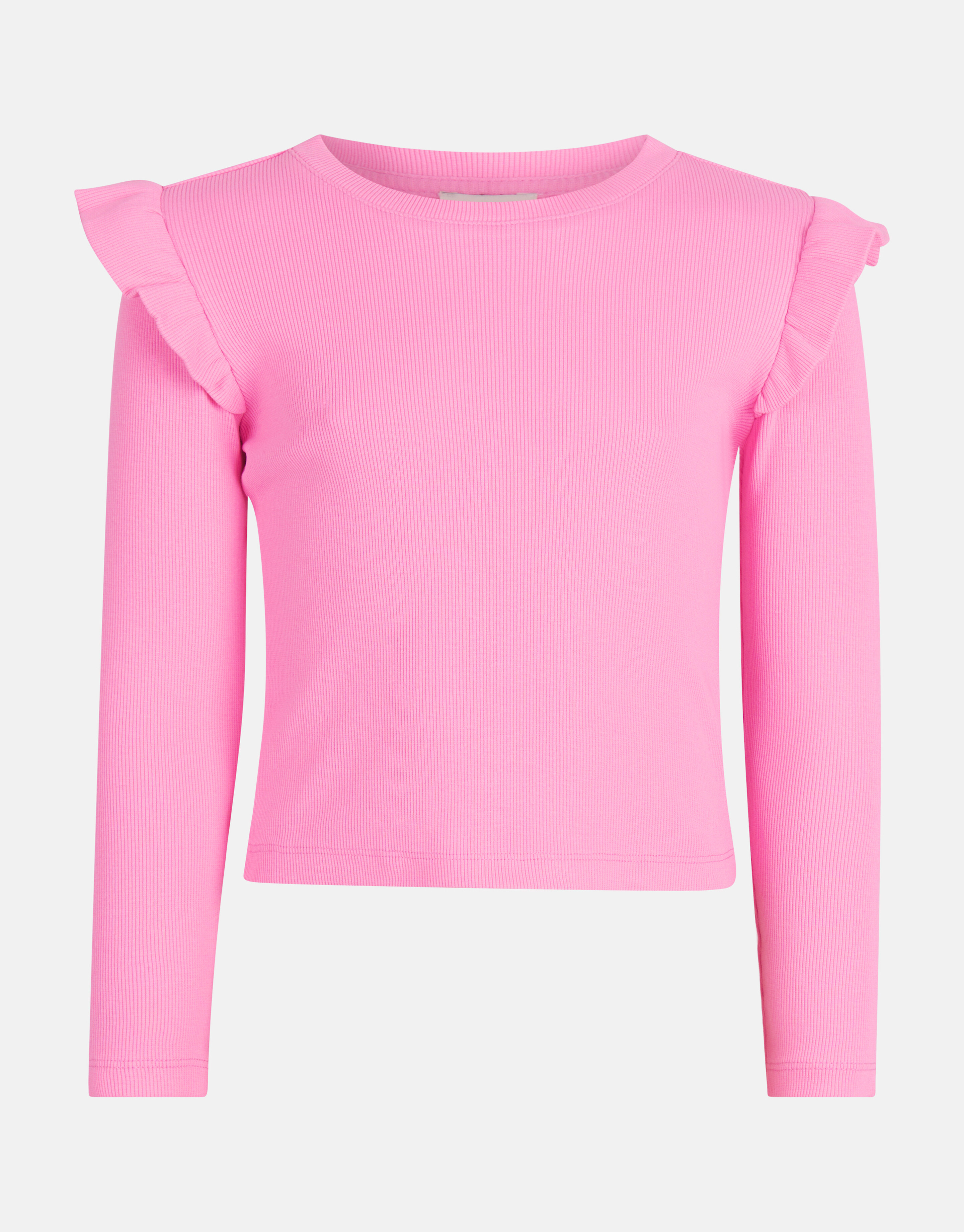 Rippenstrick-Langarmshirt Rosa SHOEBY GIRLS