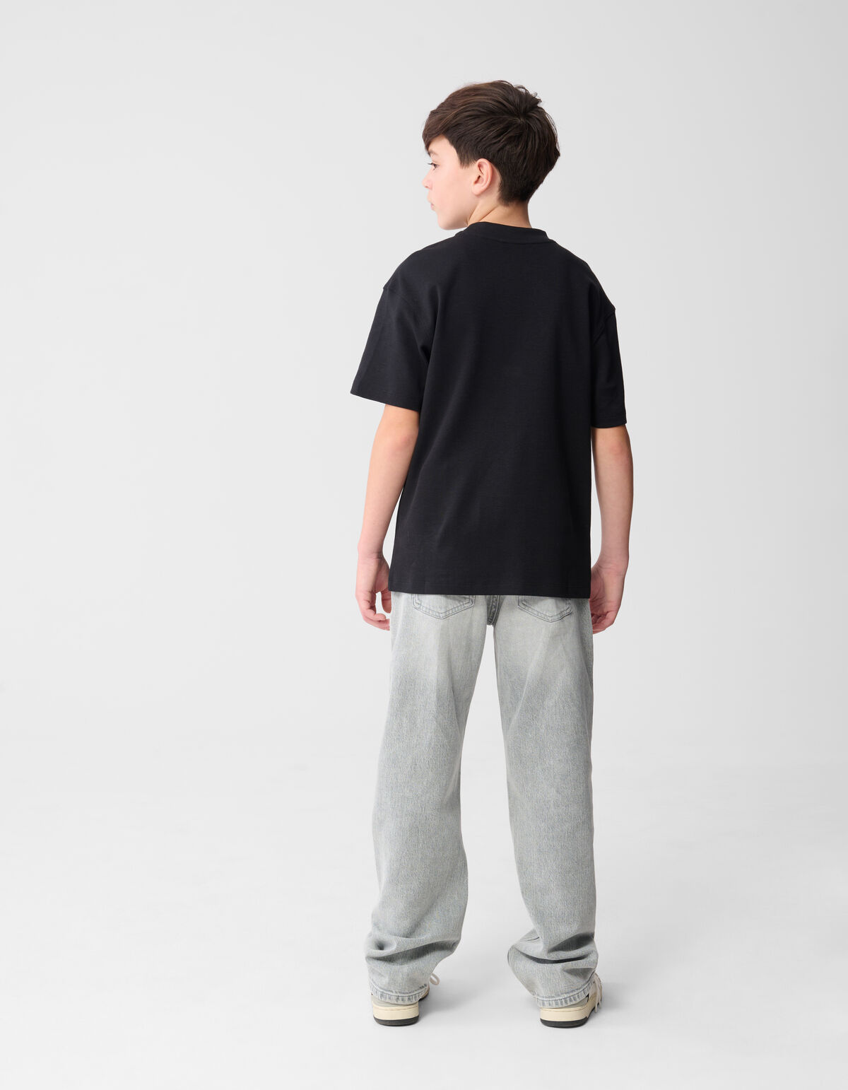 Label T-Shirt Schwarz SHOEBY BOYS