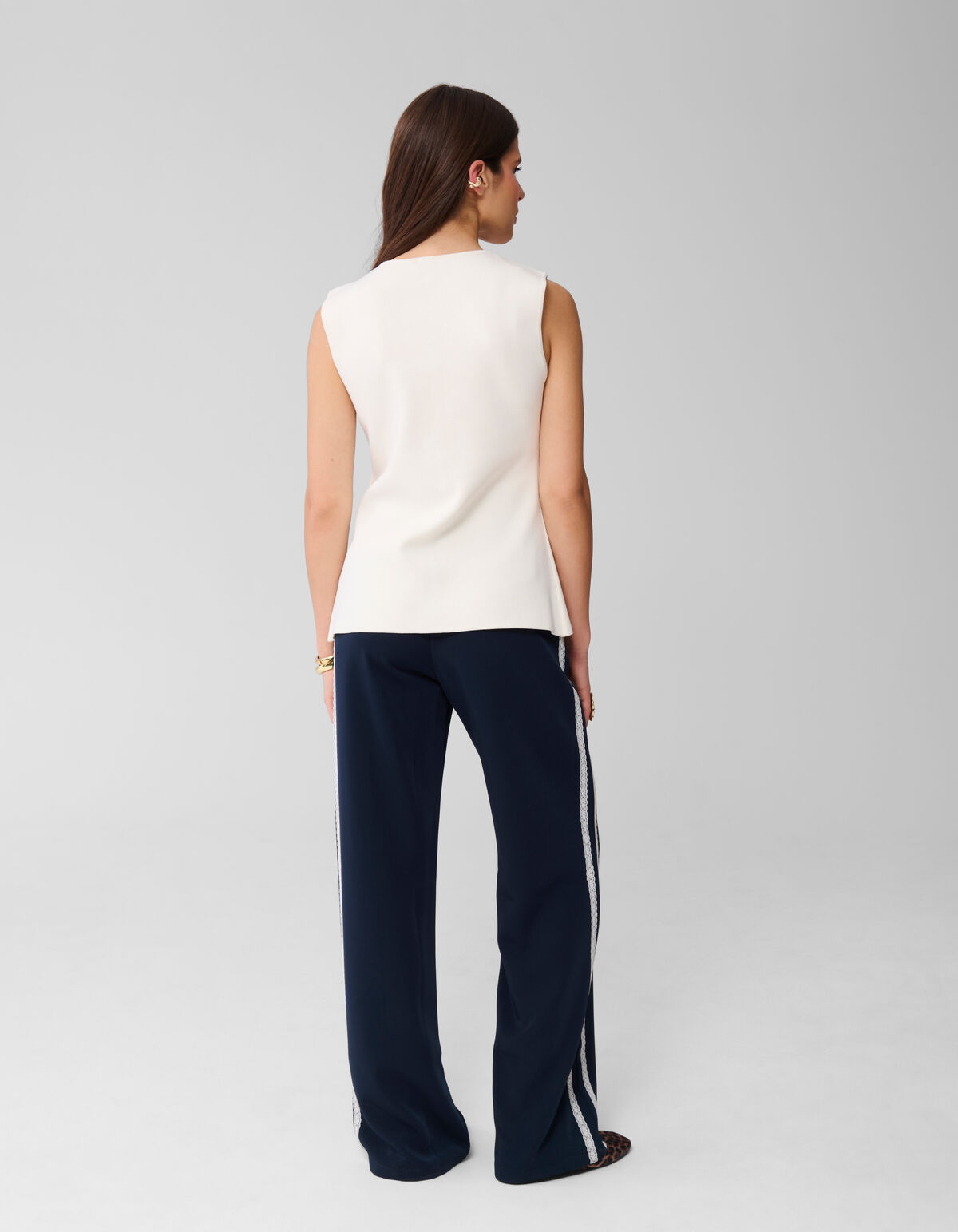 Strickgilet Off White SHOEBY WOMEN