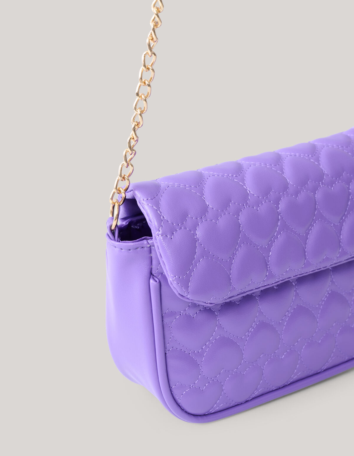 Gesteppte Herz Tasche Lila SHOEBY ACCESSOIRES
