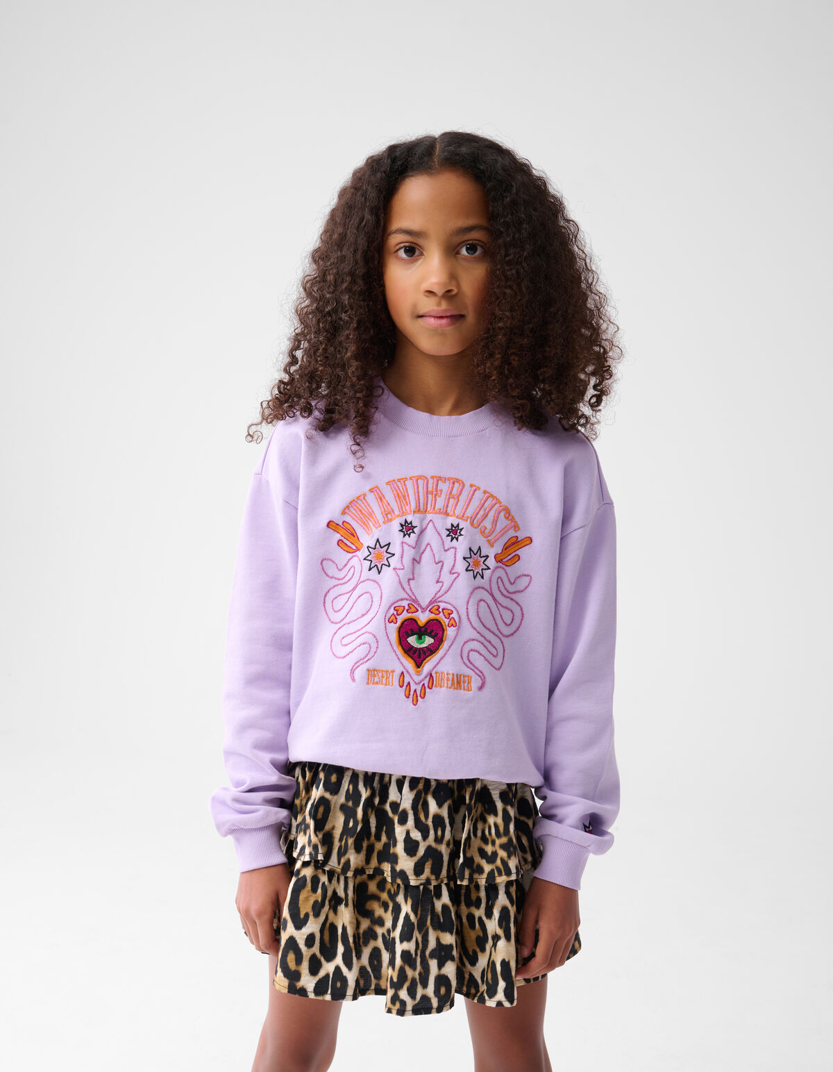 Fernweh-Pullover Hellviolett SHOEBY GIRLS