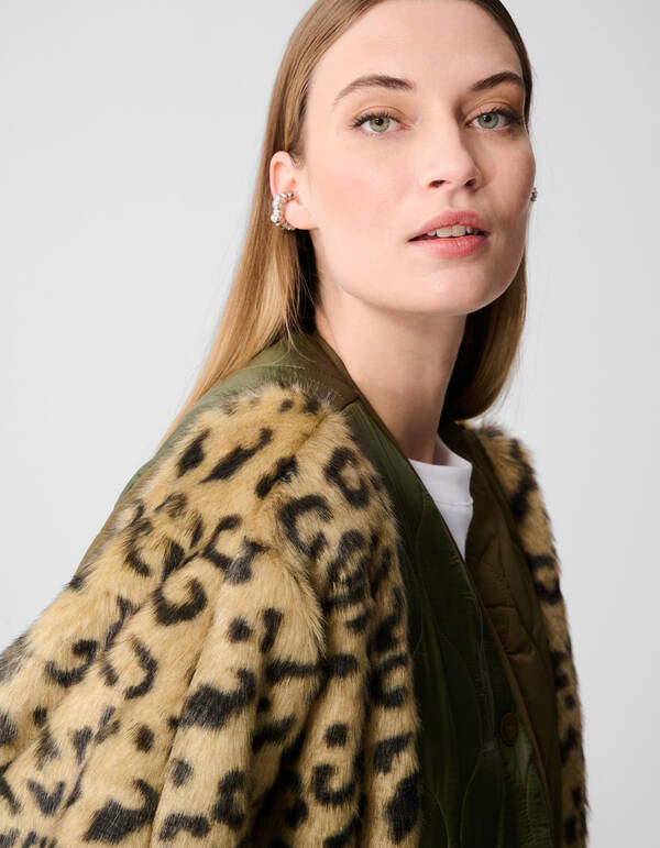 Multi Mix Leopard Jack Dunkelgrün SHOEBY WOMEN