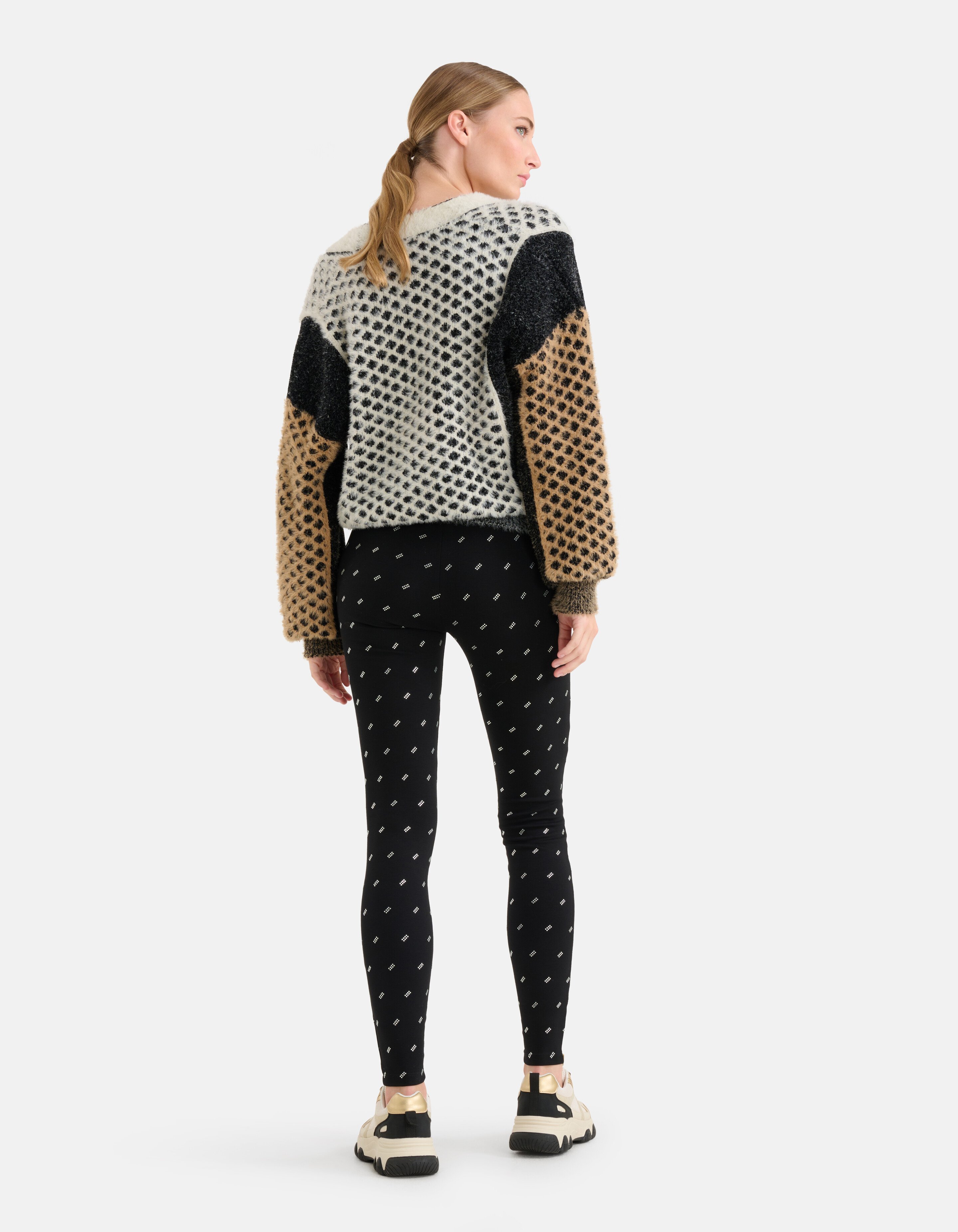 Weiche Jacquard-Strickjacke Schwarz von Mieke SHOEBY WOMEN