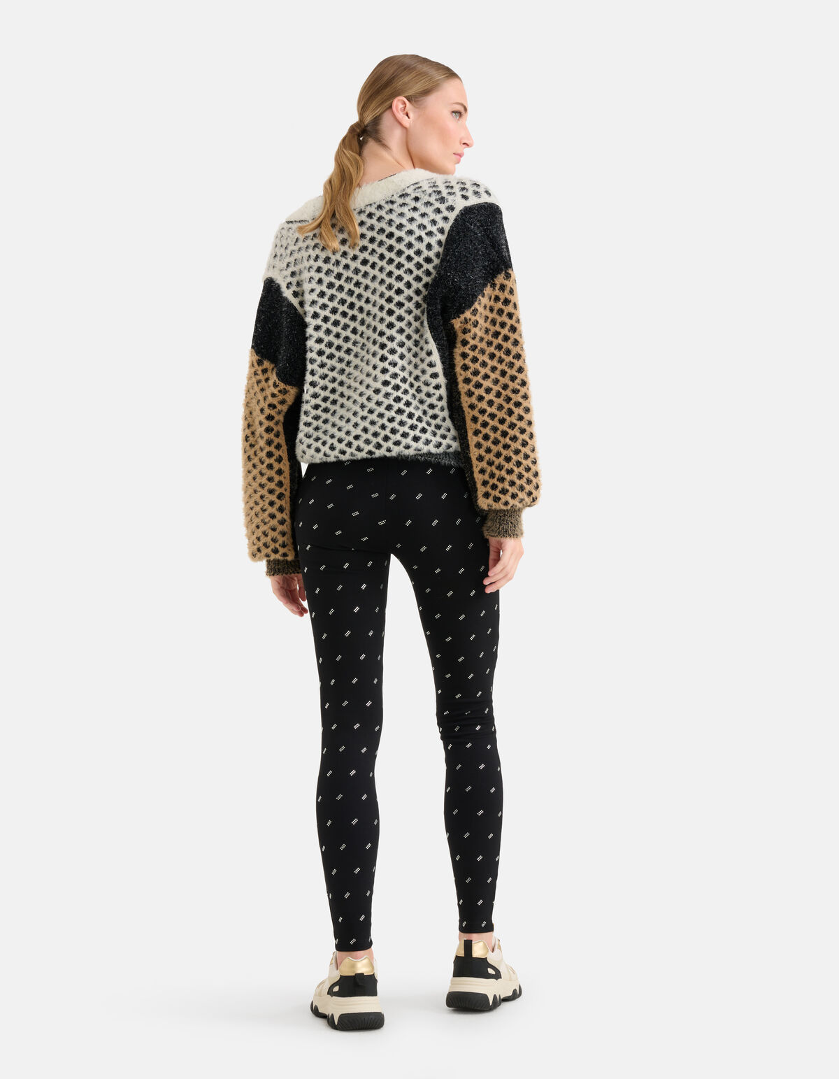 Weiche Jacquard-Strickjacke Schwarz von Mieke SHOEBY WOMEN